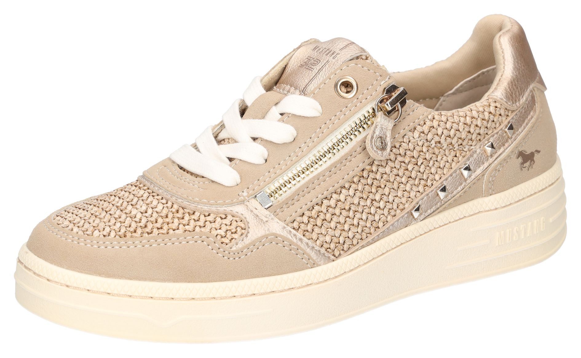 Mustang Shoes Sneaker, Plateausneaker, Schnürschuh mit günstig online kaufen