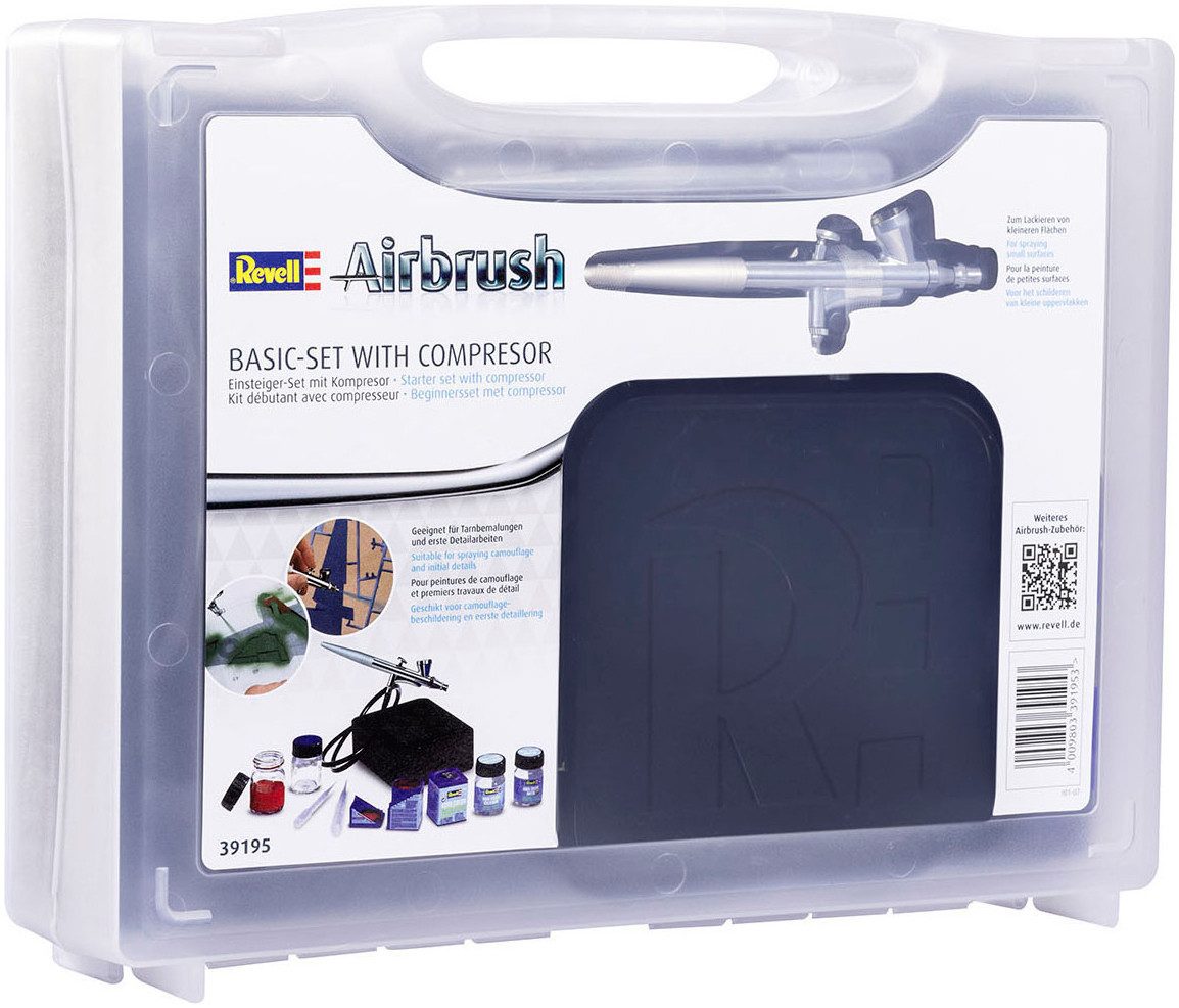 Revell® Airbrush-Kompressor Airbrush Basic Set, mit Kompressor