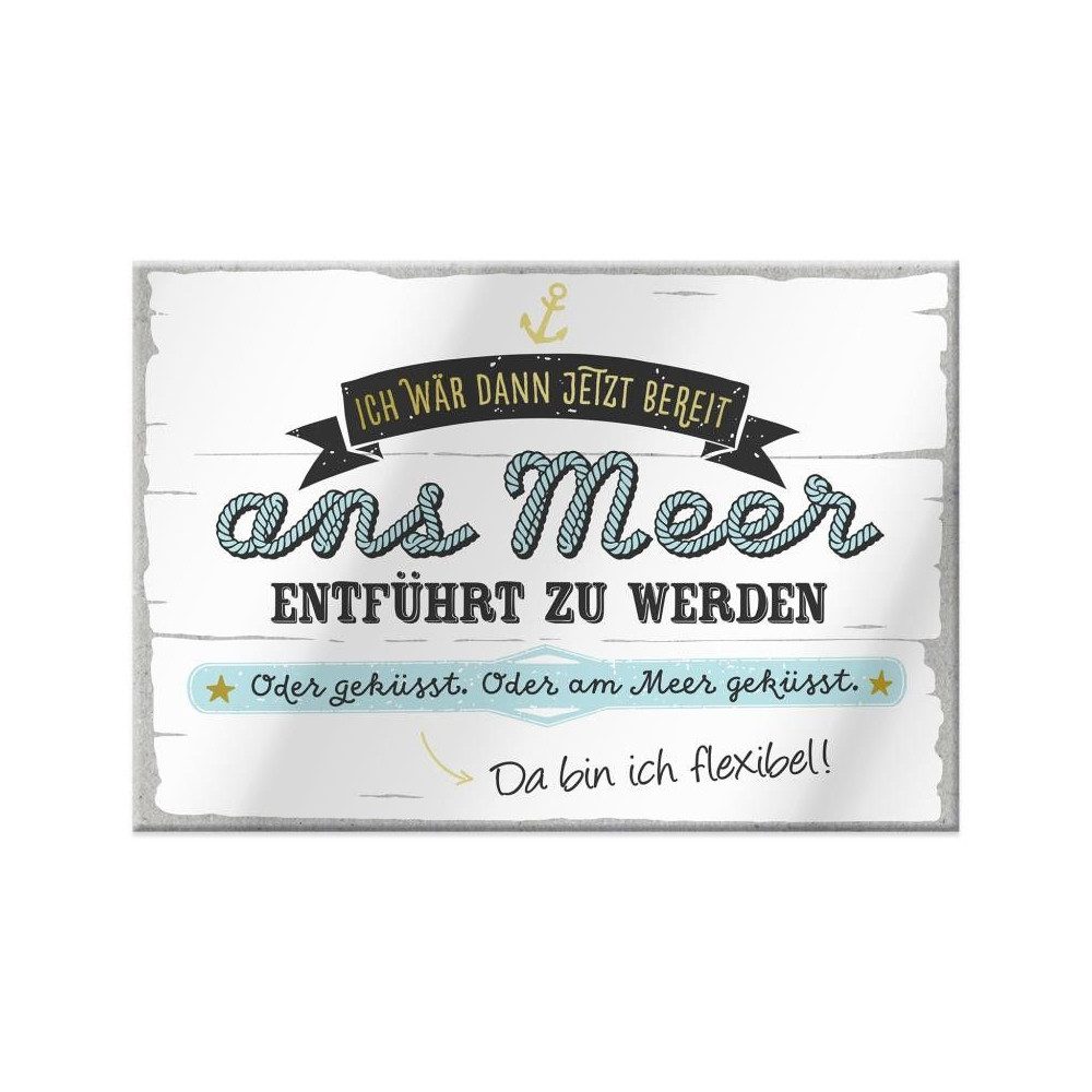 Sheepworld Dekofigur Magnet - mit Umschlag - Meer - ca. 8,2 x 6 cm günstig online kaufen