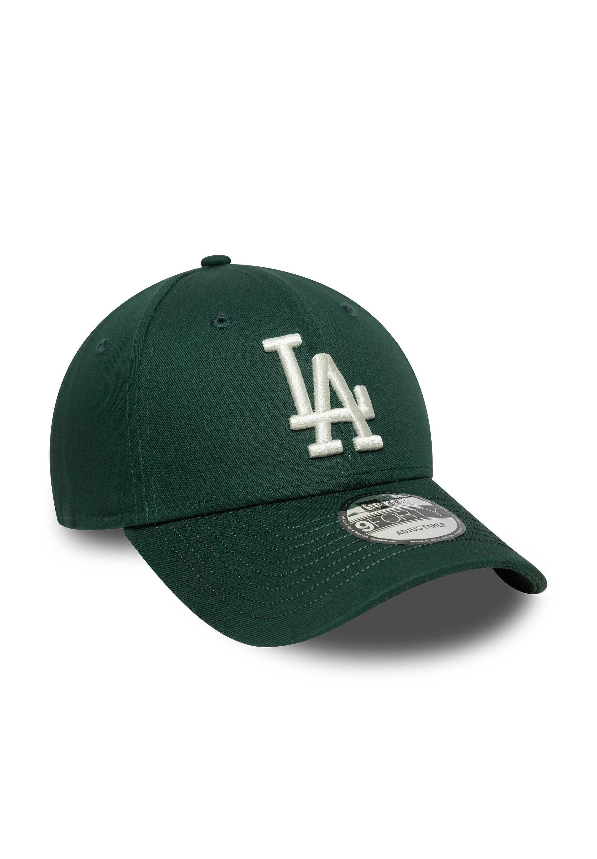 New Era Baseball Cap Los Angeles Dodgers MLB New Era Visor Script 9Forty Cap Dunkelgrün (1-St)