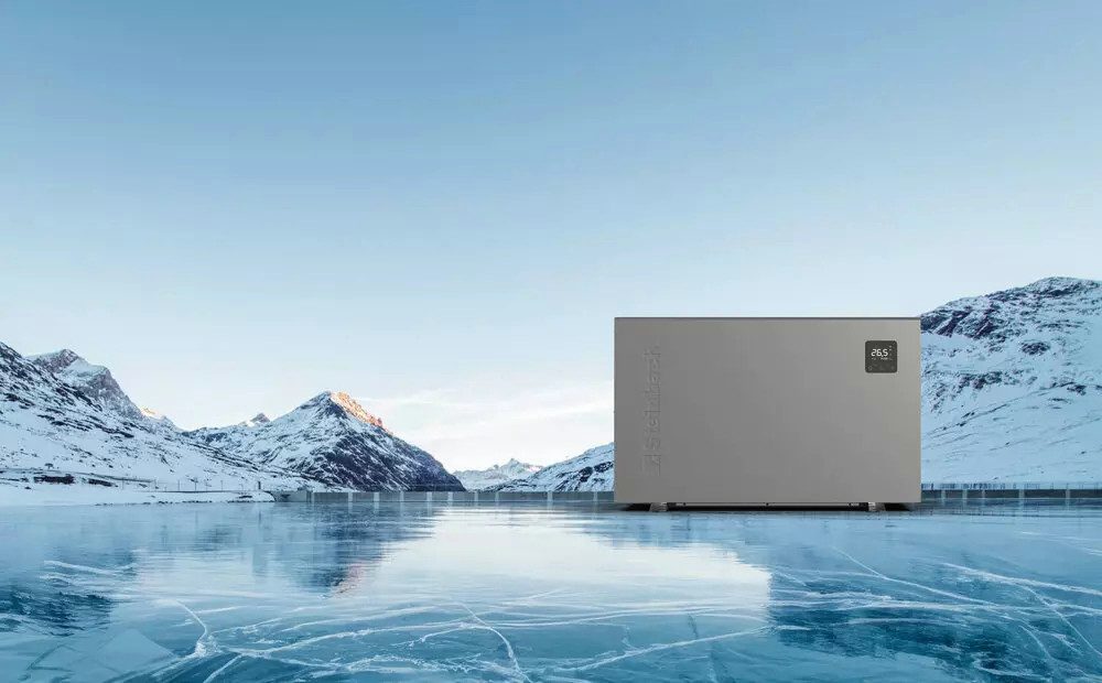 Steinbach Pool-Wärmepumpe "Silent 11" (grau, für Pools bis 50.000 l, 11 kW Heizleistung)