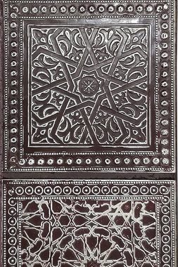 Marrakesch Orient & Mediterran Interior Wandpaneel Orientalisches Wandpaneel Sahra -3-, Wandbild, Wanddeko, (1-tlg) Handarbeit