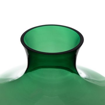 Bigbuy Dekovase Vase 21 x 21 x 25 cm grün Glas