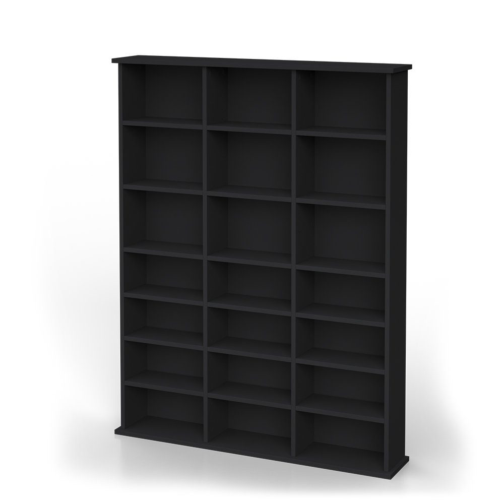 Vicco CD-Regal Jukebox, Schwarz, 105 x 136 cm günstig online kaufen