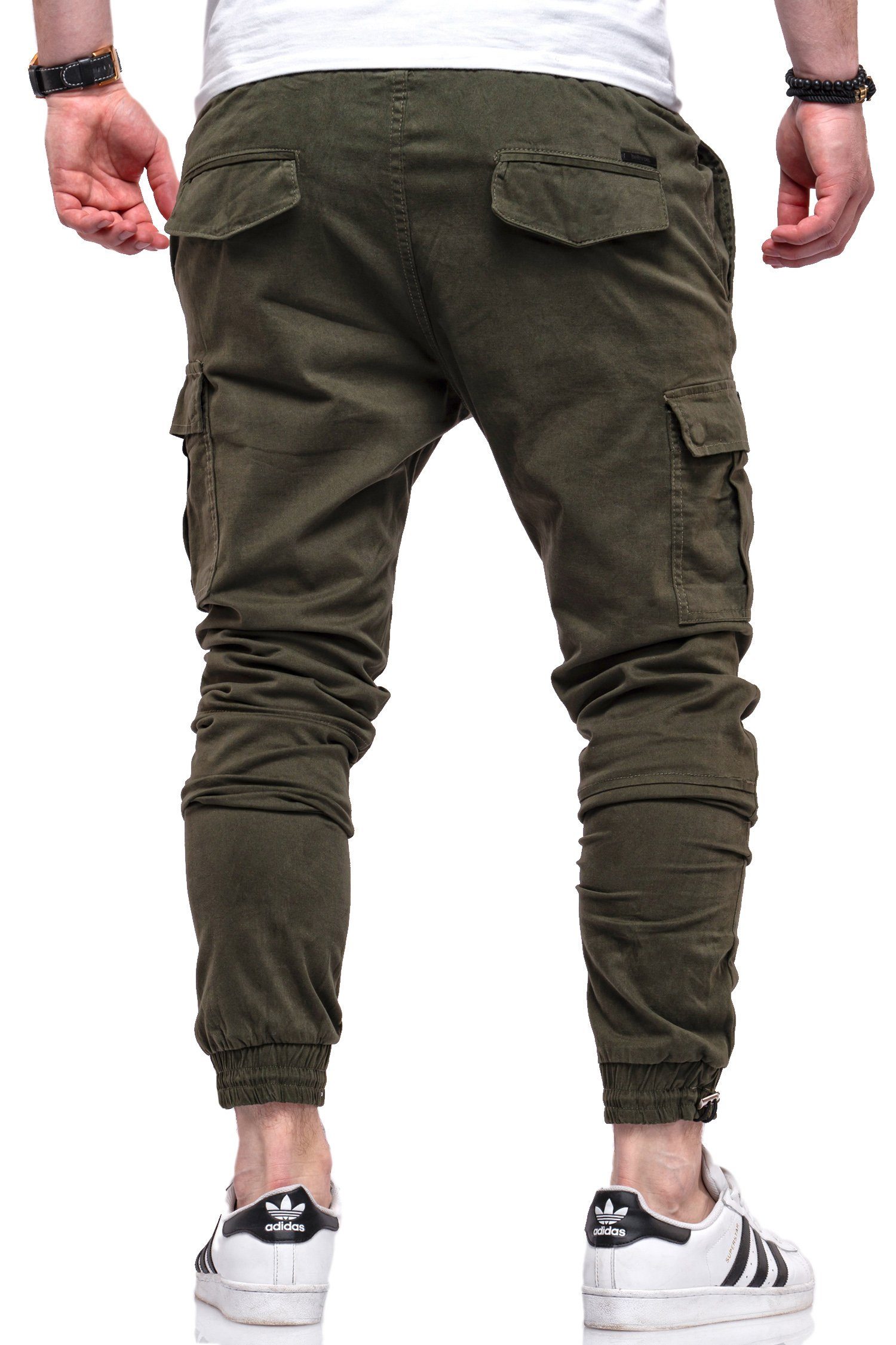 behype Cargohose HAWK mit elastischem Bund