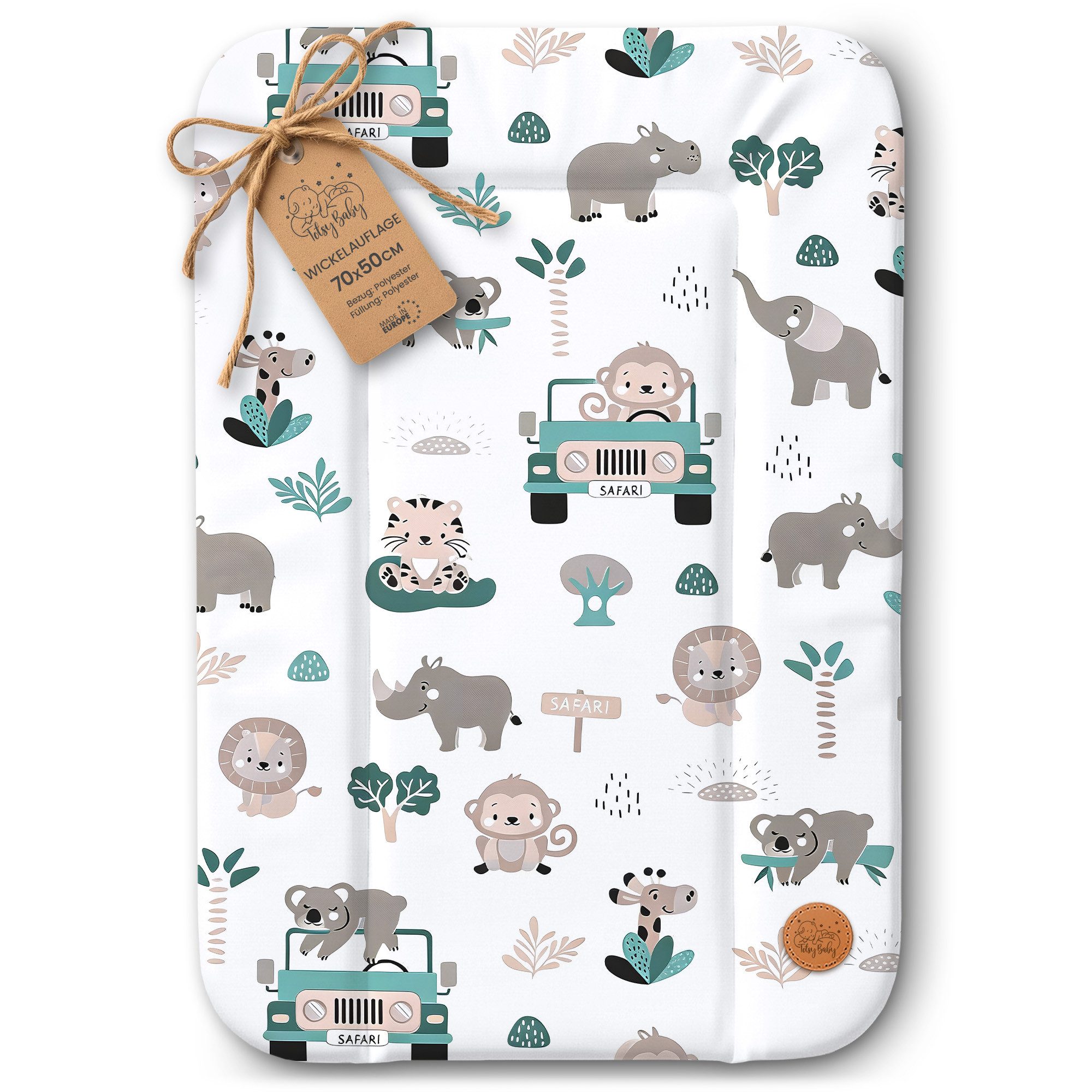 Totsy Baby Wickelauflage Wickelunterlage abwaschbar und wasserdicht - Wickelmatte zum Auflegen