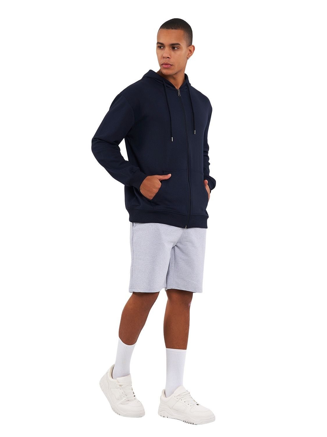 COMEOR Kapuzensweatjacke Herren Zip-Hoodie Kapuzenjacke Sweatshirt mit Reißverschluss