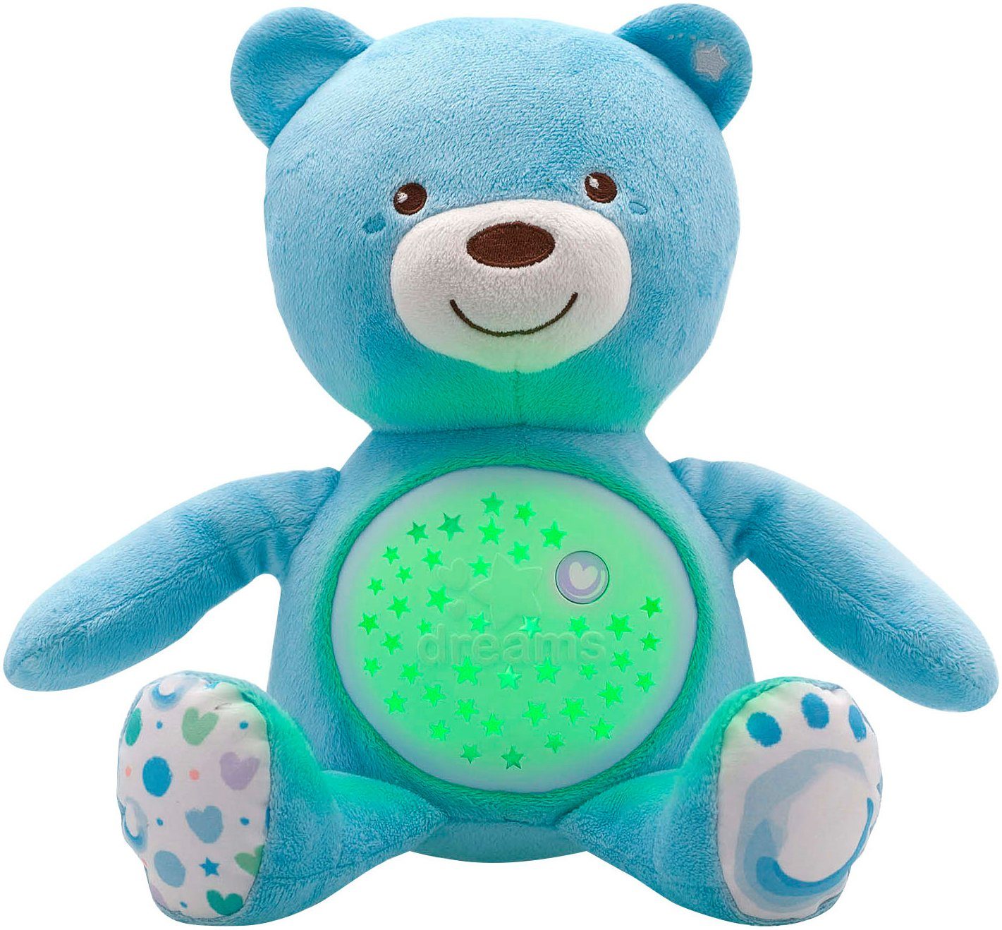 Kuscheltier First Dreams Baby Bär, Hellblau