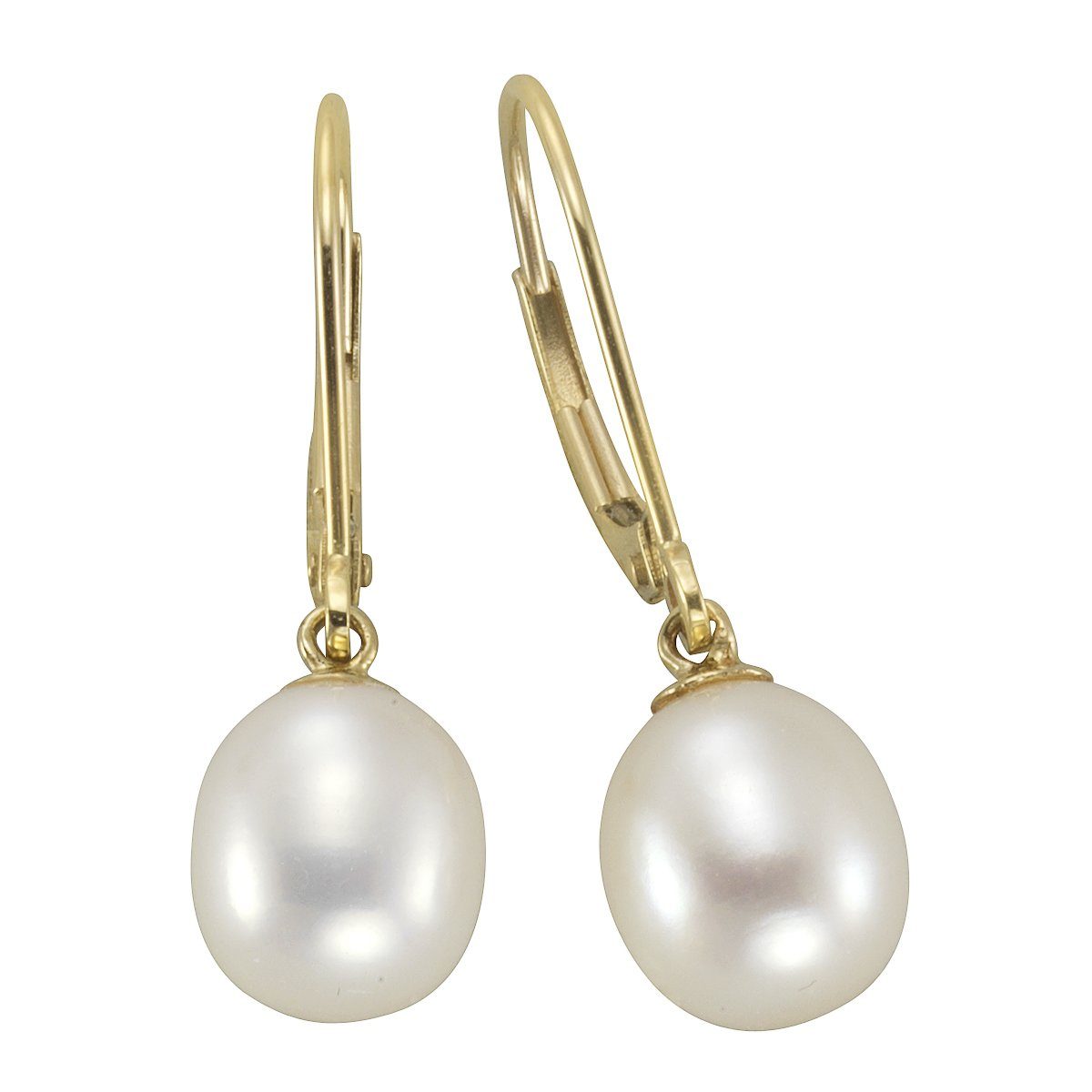 Vivance Paar Ohrhänger 375 Gold Perle günstig online kaufen