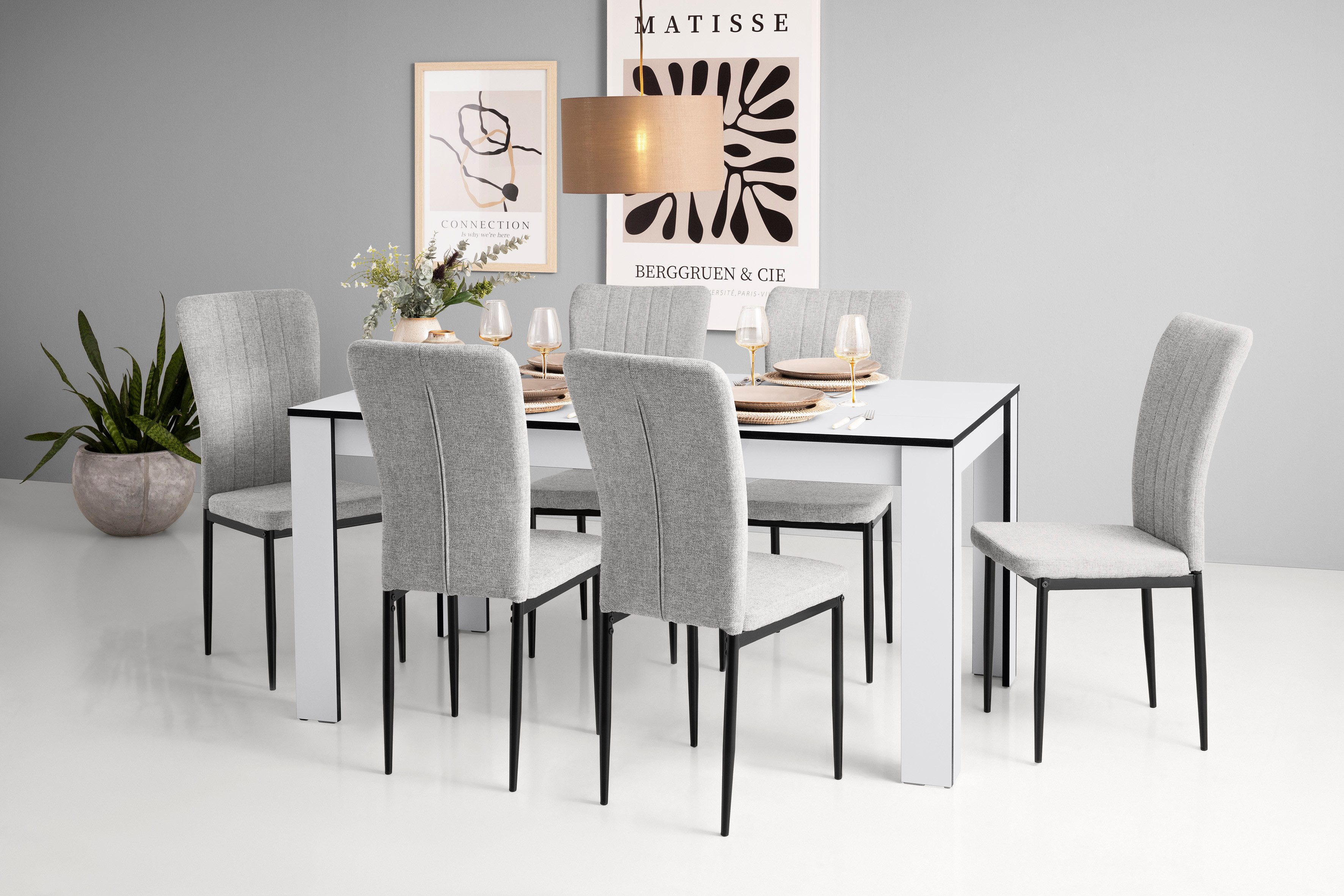 Home affaire Esstisch Bergamo Küchentisch, pflegeleichter Esstisch, erhältl günstig online kaufen