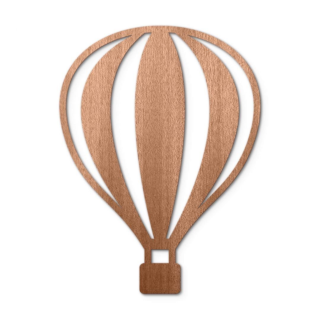 K&L Wall Art Holzbild Heißluftballon Poster günstig online kaufen