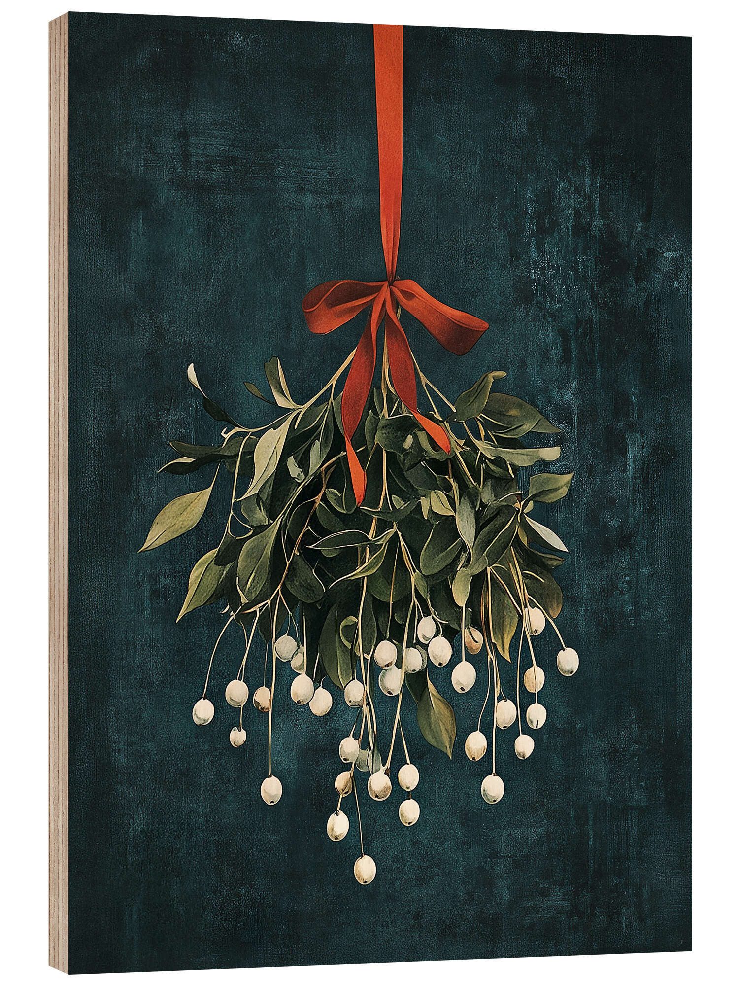 Posterlounge Wandbild Weihnachtsmistel, Olga Telnova, erhältlich als Poster, Leinwandbild, Wandsticker oder Acrylglasbild