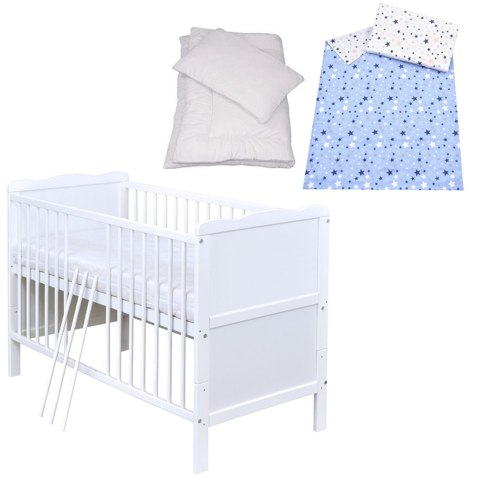 Baby-Delux Komplettbett Babybett Max Komplettset, 8-tlg., günstig online kaufen