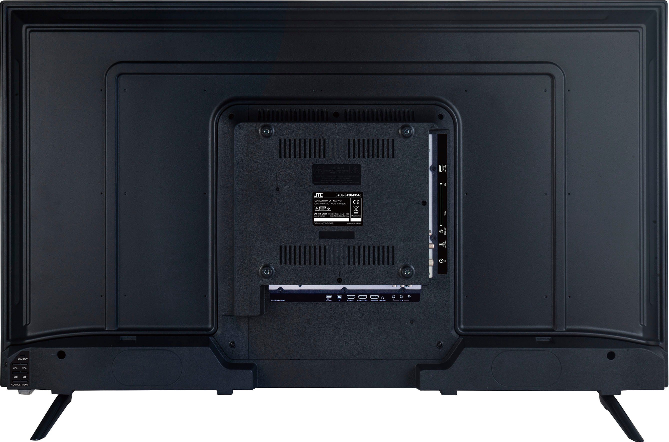 Jay-Tech GY06-S43U4354J LED-Fernseher (108 cm/43 Zoll, 4K Ultra HD, Android TV, Smart-TV)