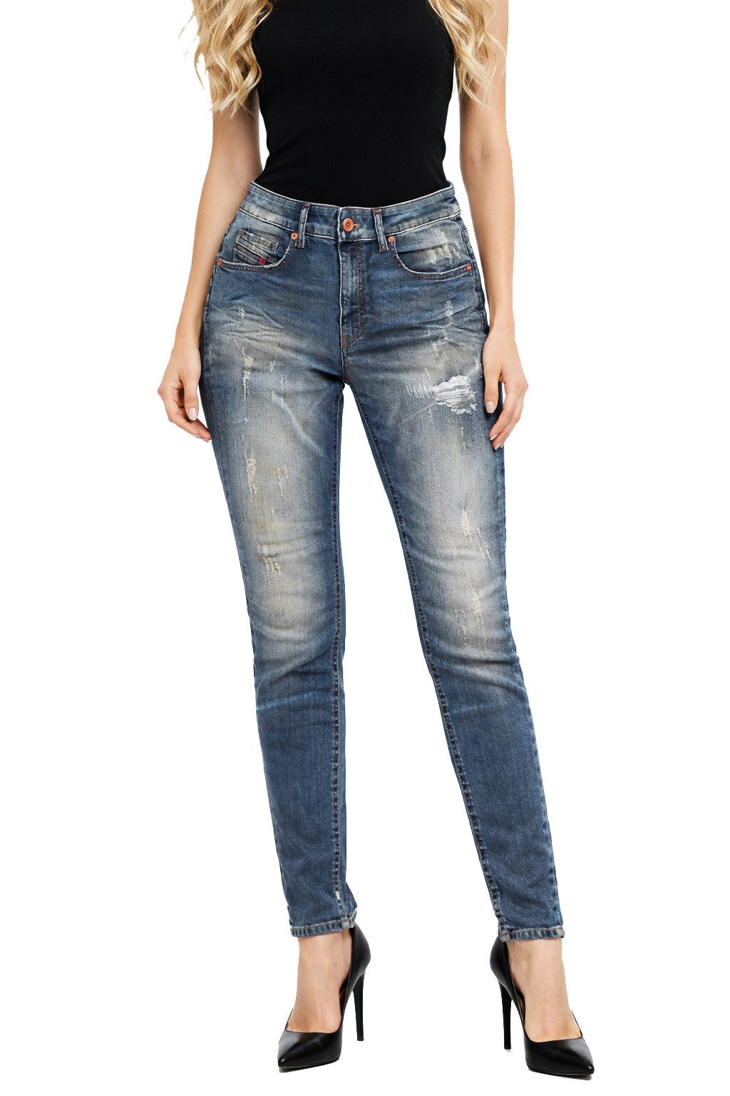 Diesel Straight-Jeans Neekhol 084UW Jeans Hose Regular Straight