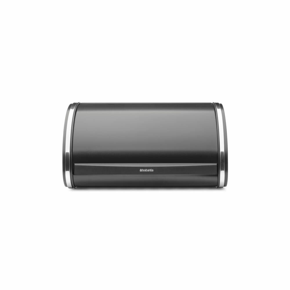 Brabantia Brotkasten Single Matt Black, 11 L, Stahl, Kunststoff