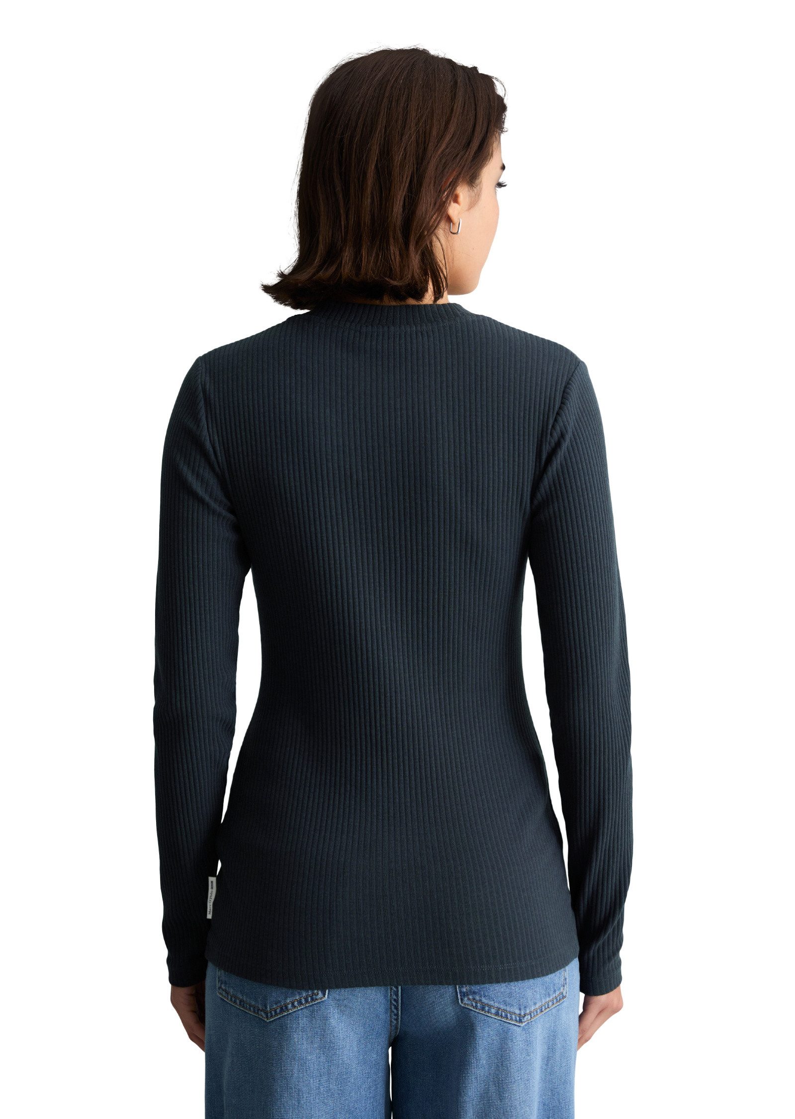 Marc O'Polo DENIM Langarmshirt aus Rippjersey