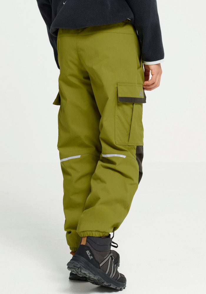 Jack Wolfskin Cargohose CARGO WINTER PANTS K Kinder-Winterhose, wind- und wasserabweisend, warm