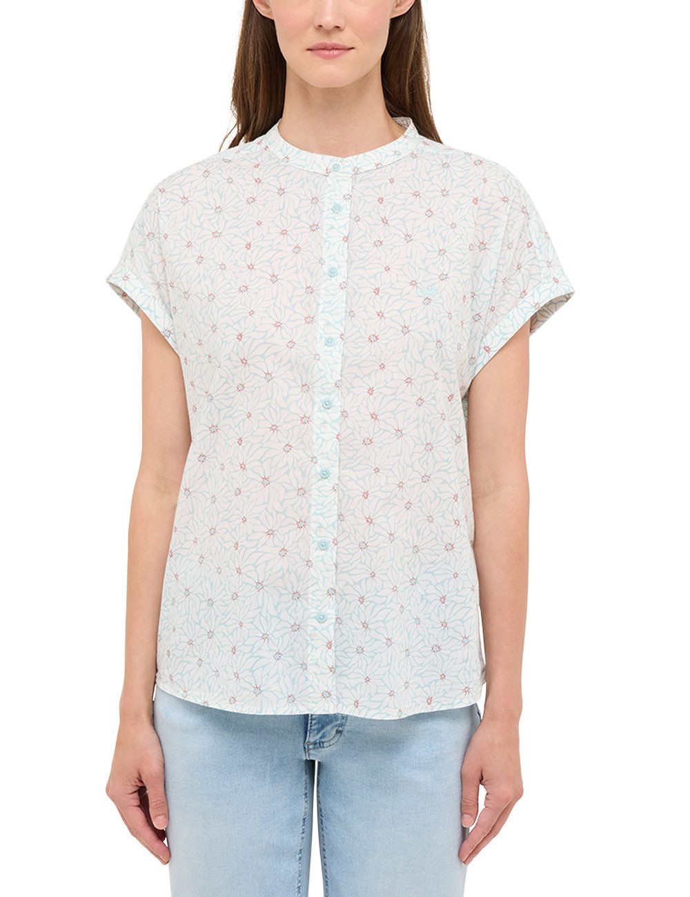 Kurzarmbluse Damen Style Coral Springs