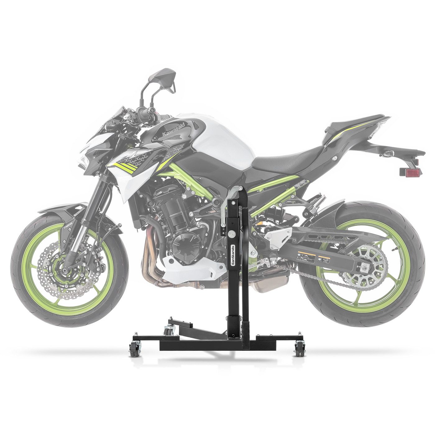 ConStands Motorradheber Adapterplatte für # Power Classic / Evo für Kawasaki Z 900 17-26