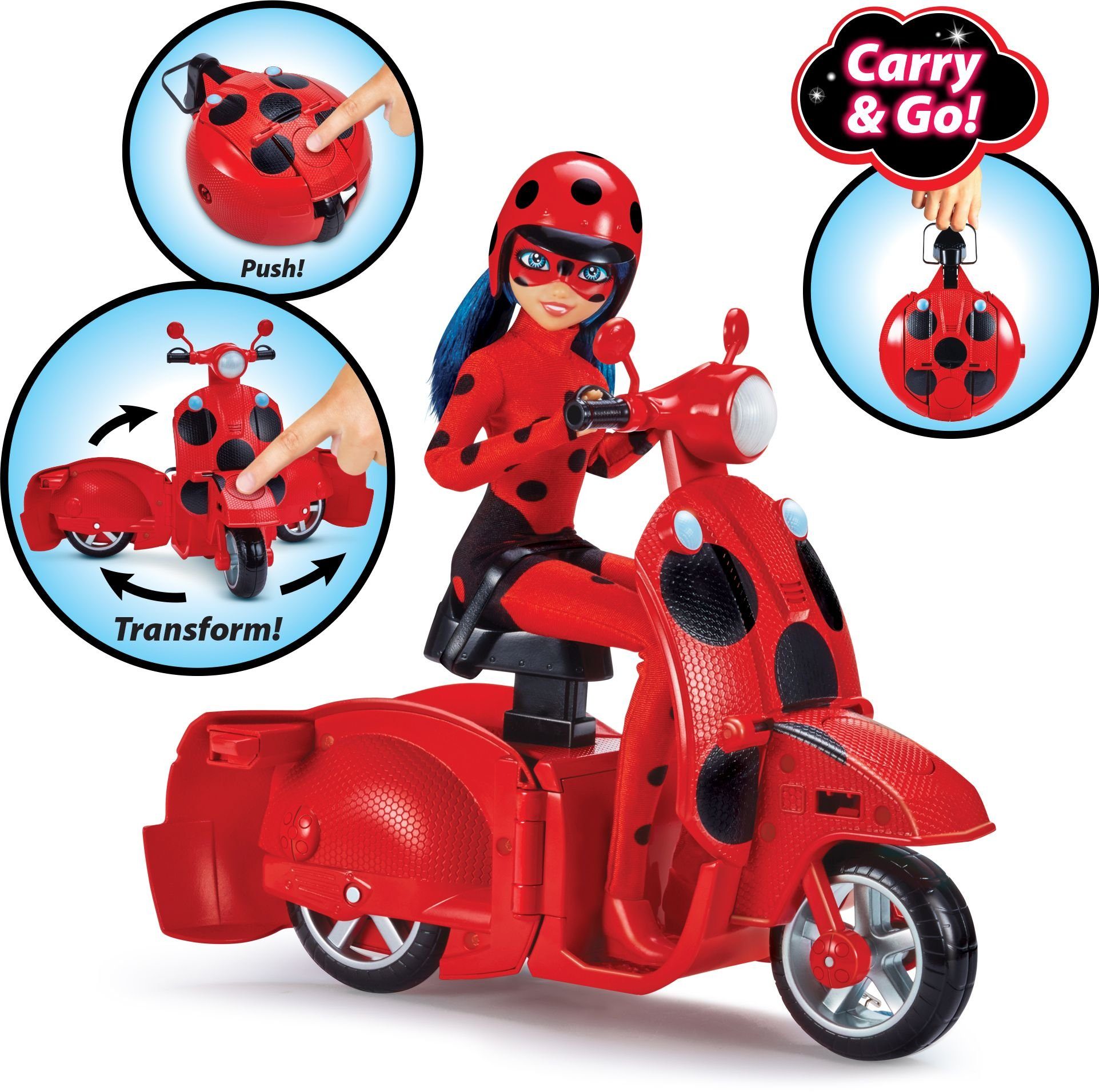 Miraculous Anziehpuppe MIRACULOUS Ladybug Scooter mit günstig online kaufen
