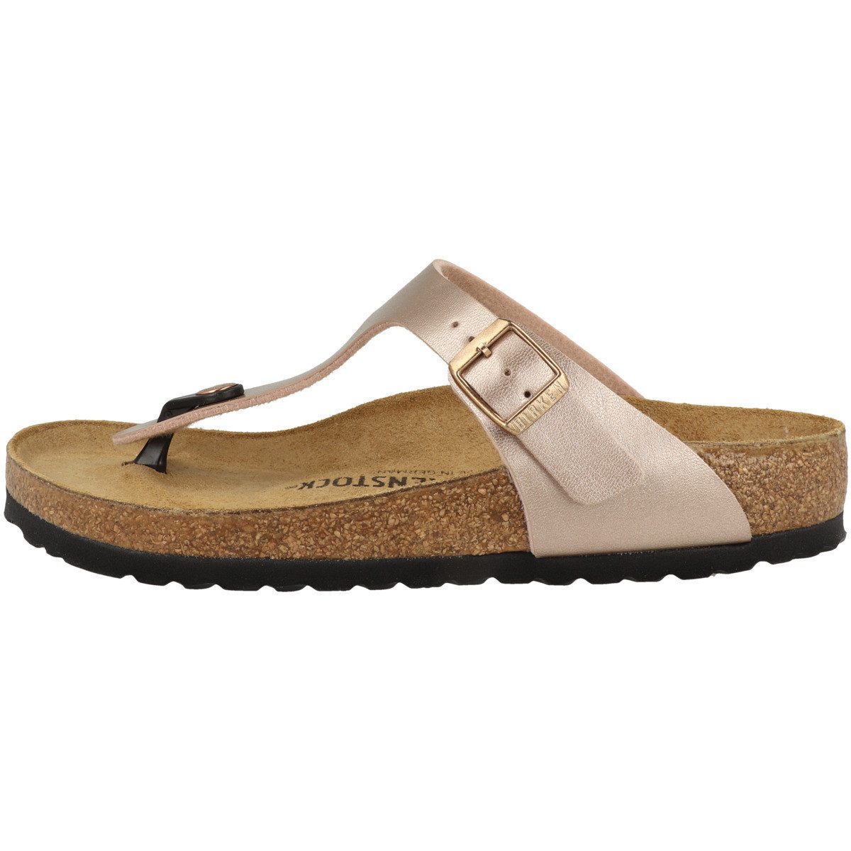 Birkenstock Gizeh Birko-Flor Metallic normal Damen Pantolette Hausschuhe, S günstig online kaufen
