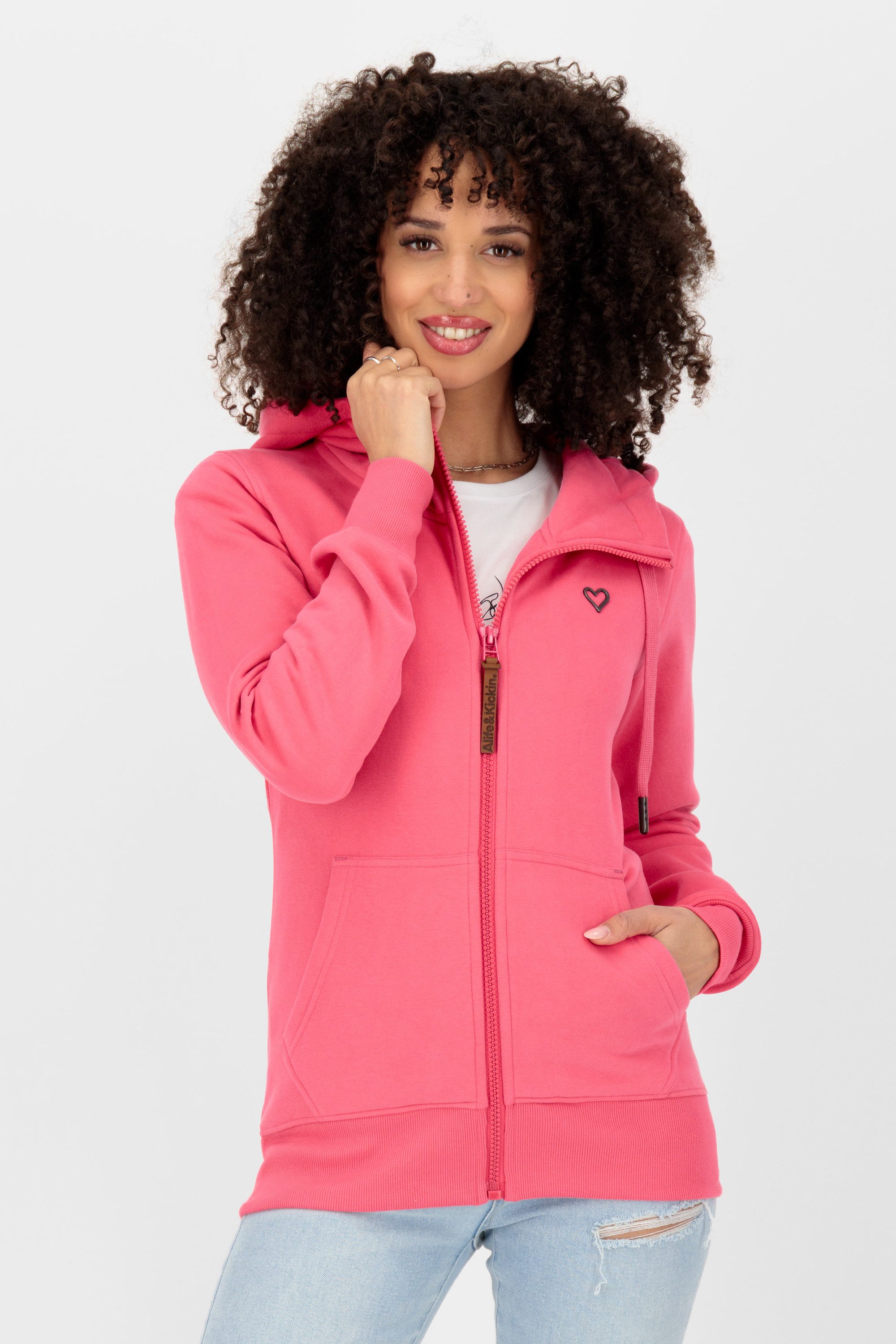 Alife & Kickin Kapuzensweatjacke DelphineAK A Sweat Jacket Damen Kapuzensweatjacke, Jacke