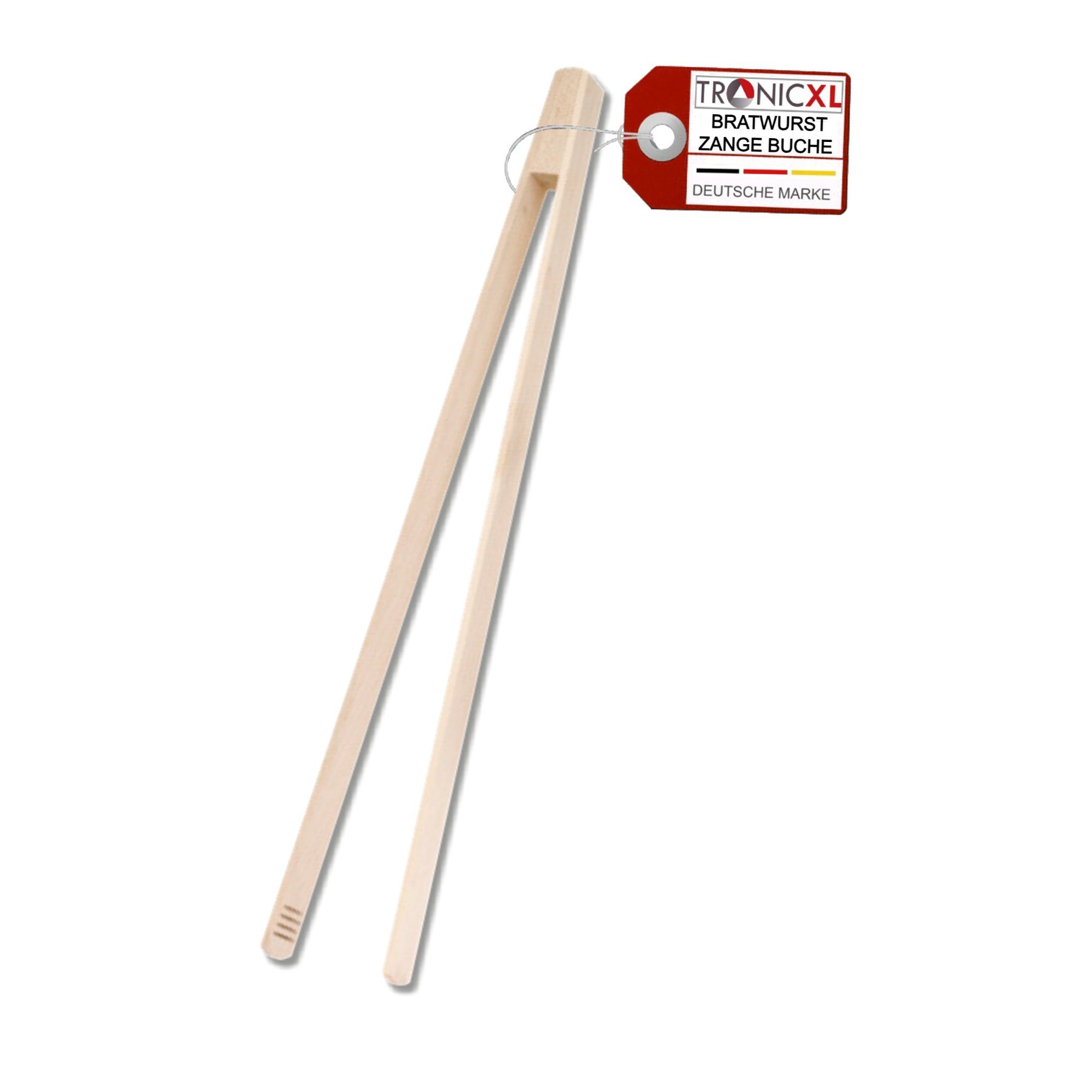 TronicXL Grillzange 500 Stück Grillzangen 42cm Grillen Grill Zange BBQ Zubehör Posten, Holz Holzzange Sonderposten Aktionsware Reseller