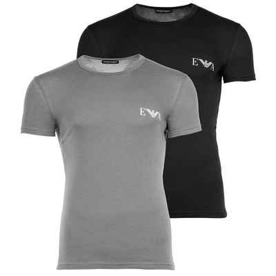 Emporio Armani T-Shirt Чоловікам T-Shirt, 2er Pack - BOLD MONOGRAM, Kurzarm