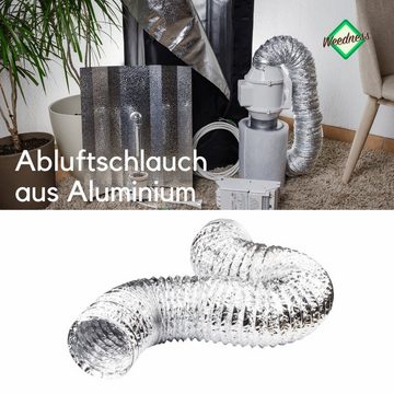 Weedness Flexrohr Abluftschlauch Aluflex Klimageräte Flexrohr Lüftungsrohr