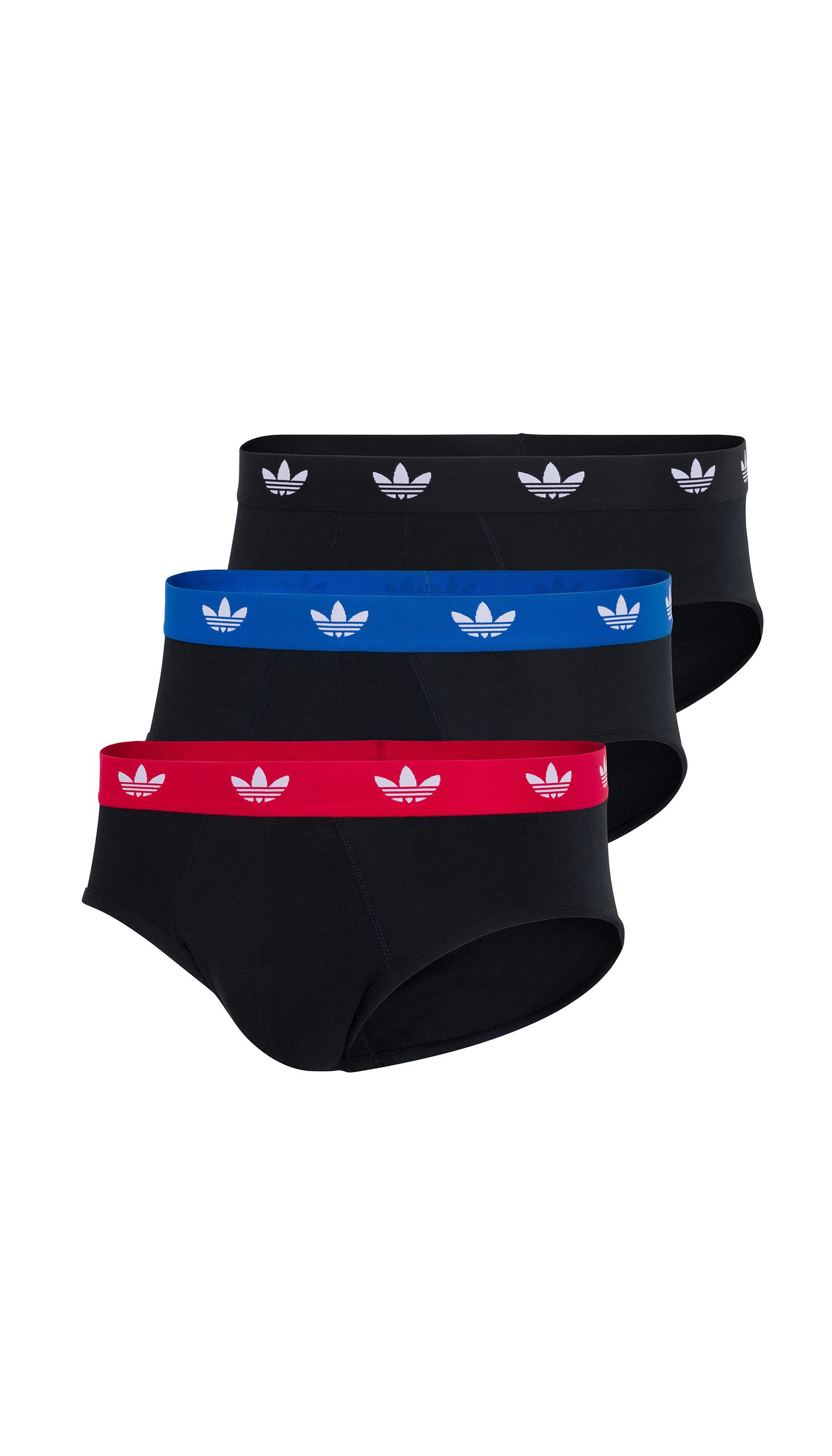 adidas Originals Slip Comfort Flex Cotton (3er Pack) breiter Logo-Bund, elastisch, sportlicher Touch, Baumwollmix