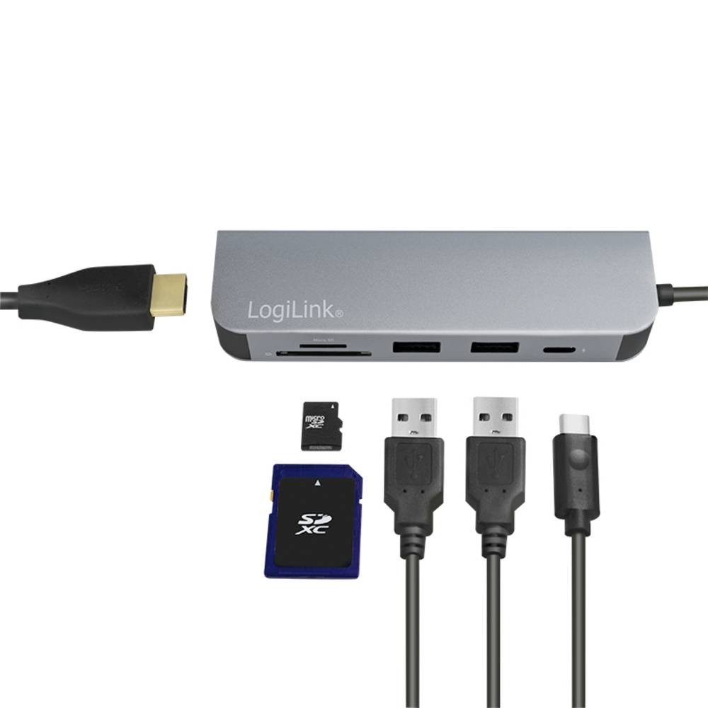 LogiLink Laptop-Dockingstation laptop-dockingstation & portreplikator USB 3.2 Gen 1 (3.1 UA0343