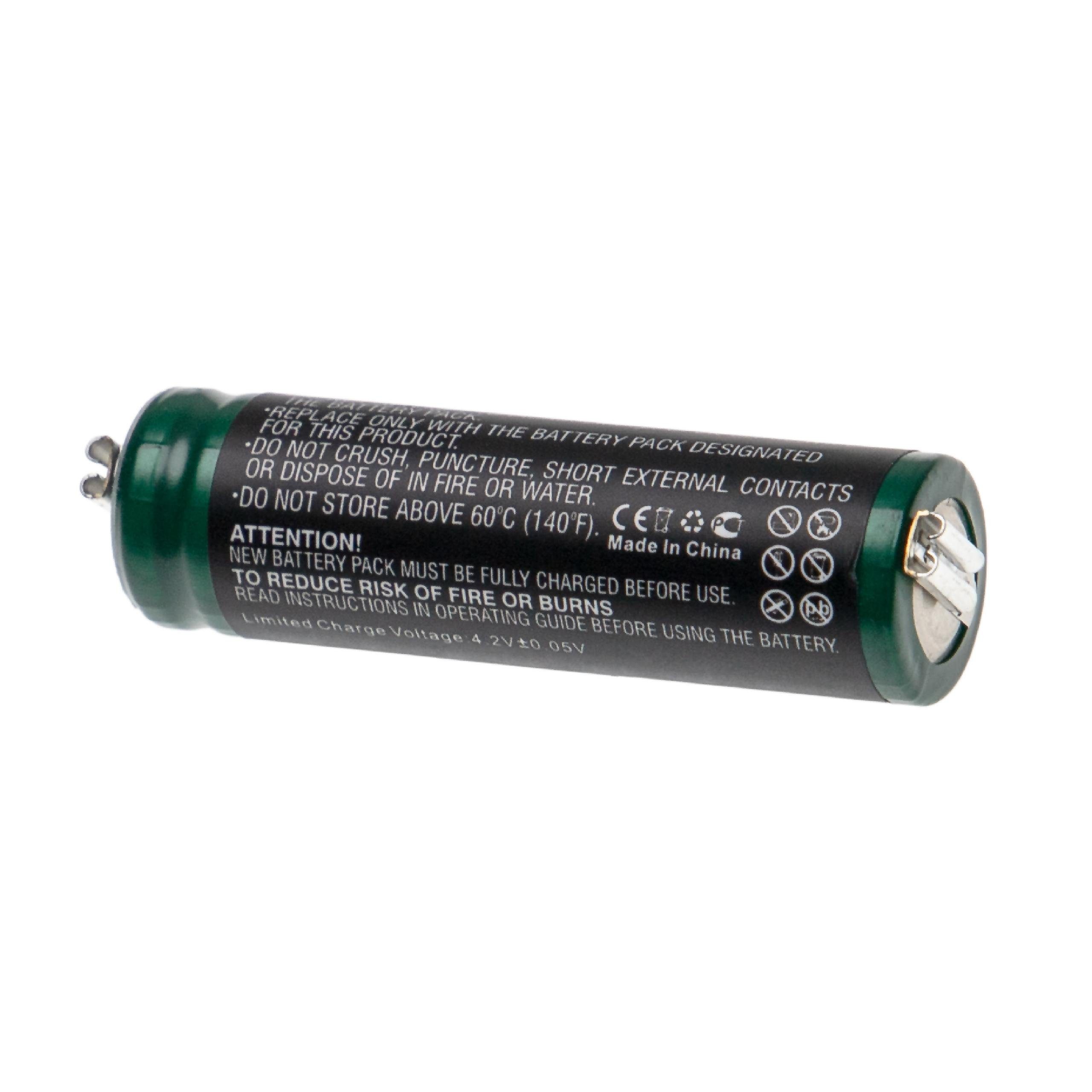 vhbw kompatibel mit Moser (3,7 V) mAh 800 1584 Akku ChromStyle Li-Ion