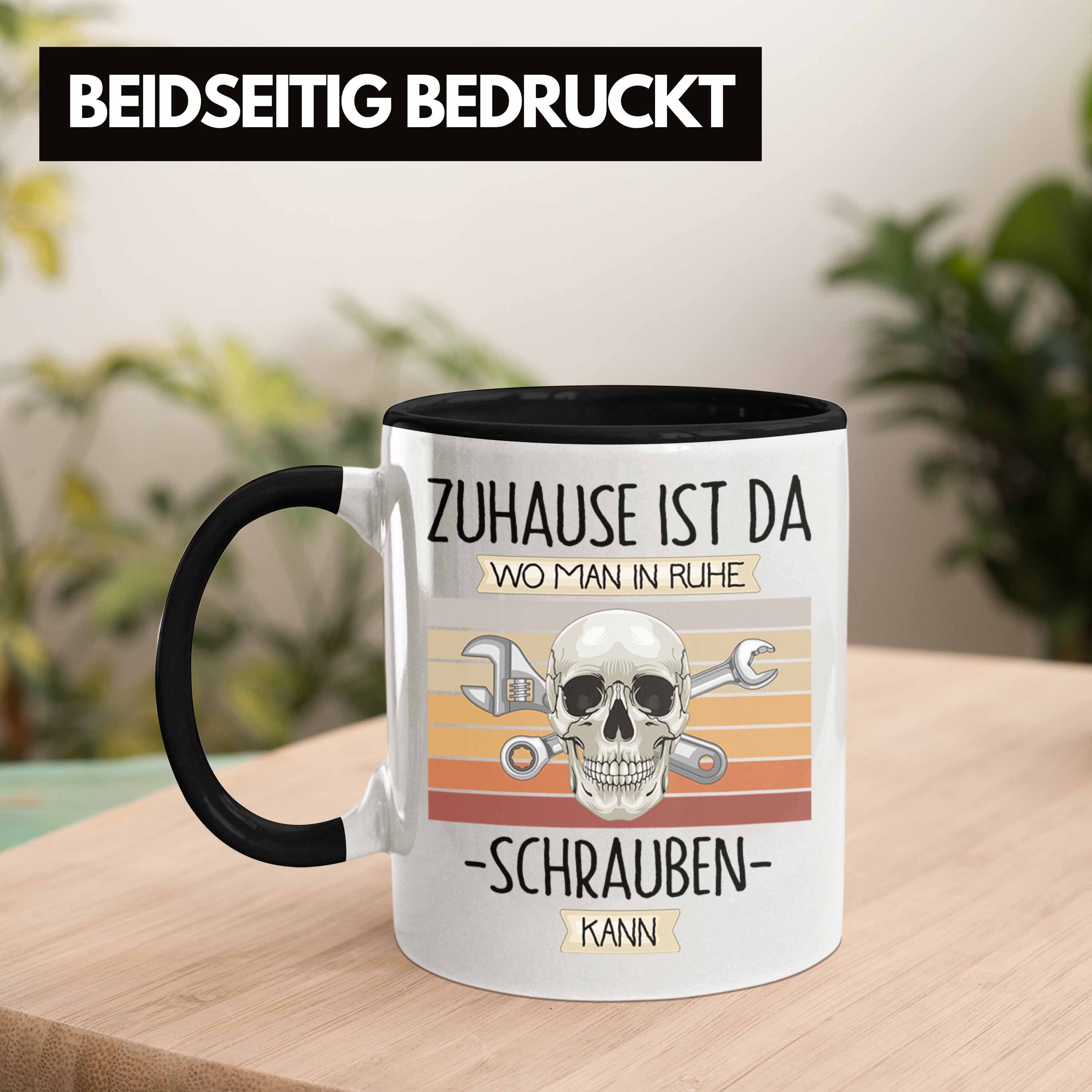 Schwarz Mechaniker Spruch Ist Lustiger Geschenkidee Geschenk Zuhause Tasse Tasse KFZ Trendation