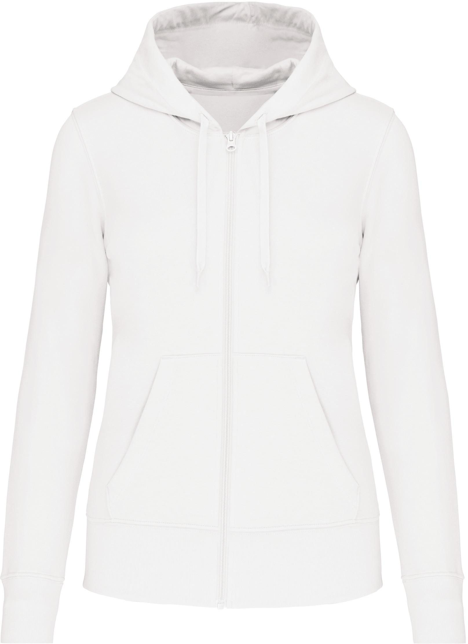 Kariban Kapuzensweatjacke Umweltfreundliches Kapuzensweatshirt mit Reißverschluss Dame