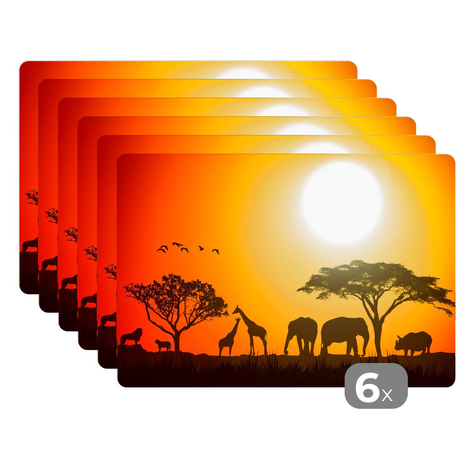 Platzset Elefant - Wilde Tiere - Afrika