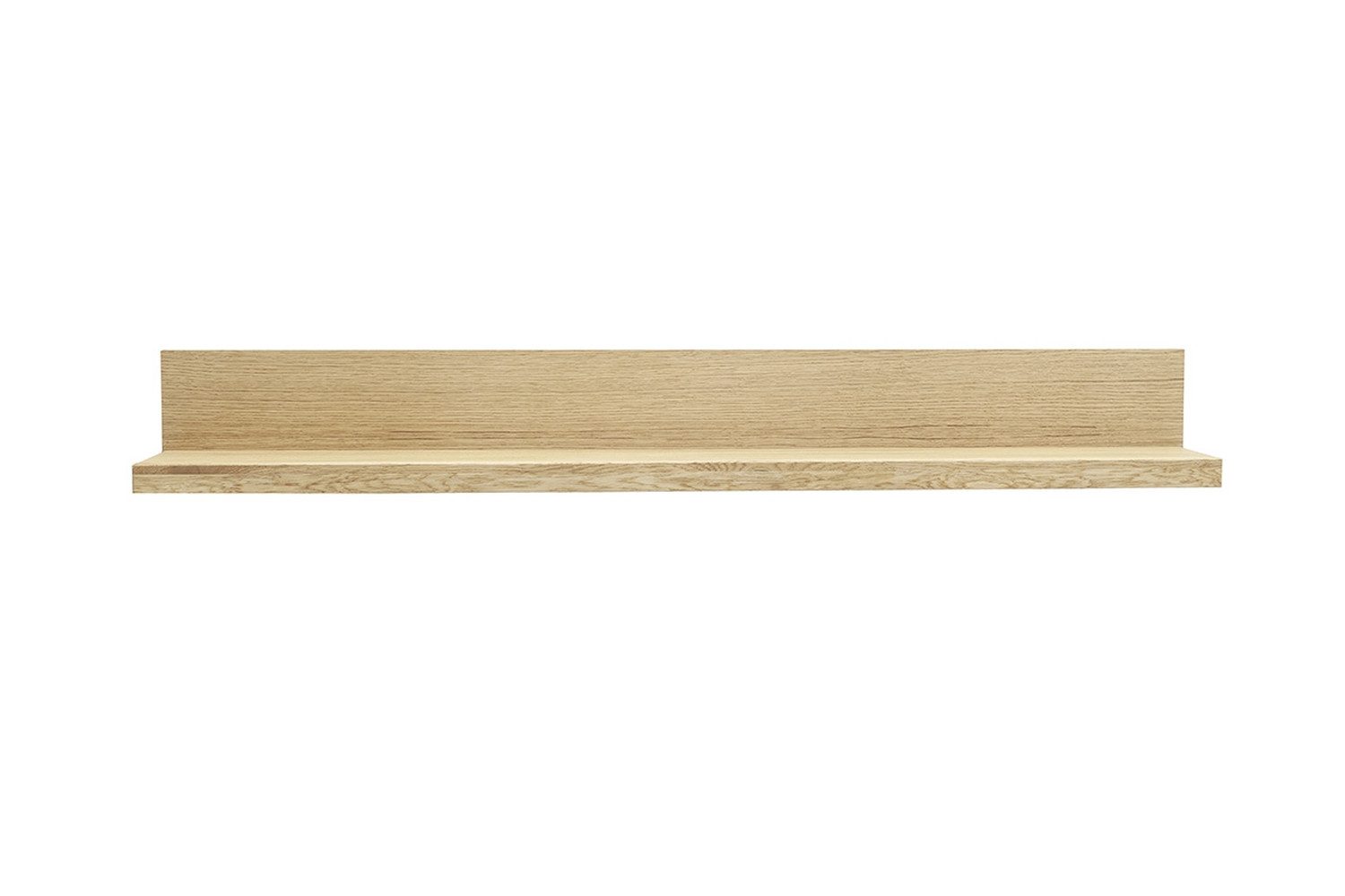 freiraum Wandboard SILIAS, in natur geölt, Wildeiche teilmassiv - 132x20x20cm (BxHxT)