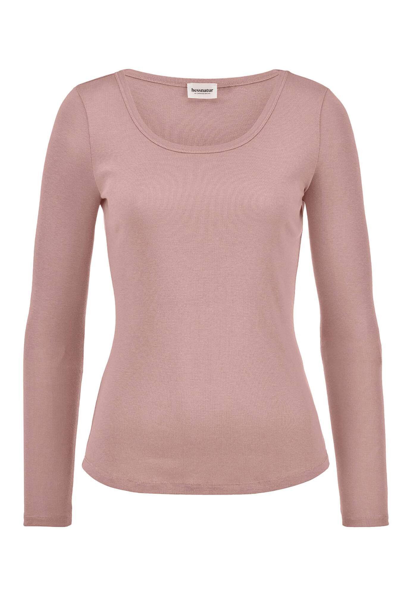 Hessnatur T-Shirt Fitted aus Bio-Baumwolle und TENCEL™ Modal (1-tlg)