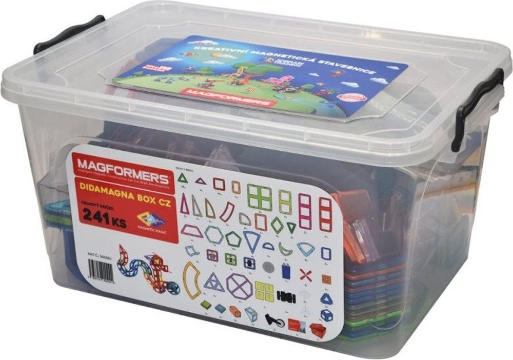 MAGFORMERS MAGFORMERS DidaMagna Box 241 dílků Magnetspielbausteine