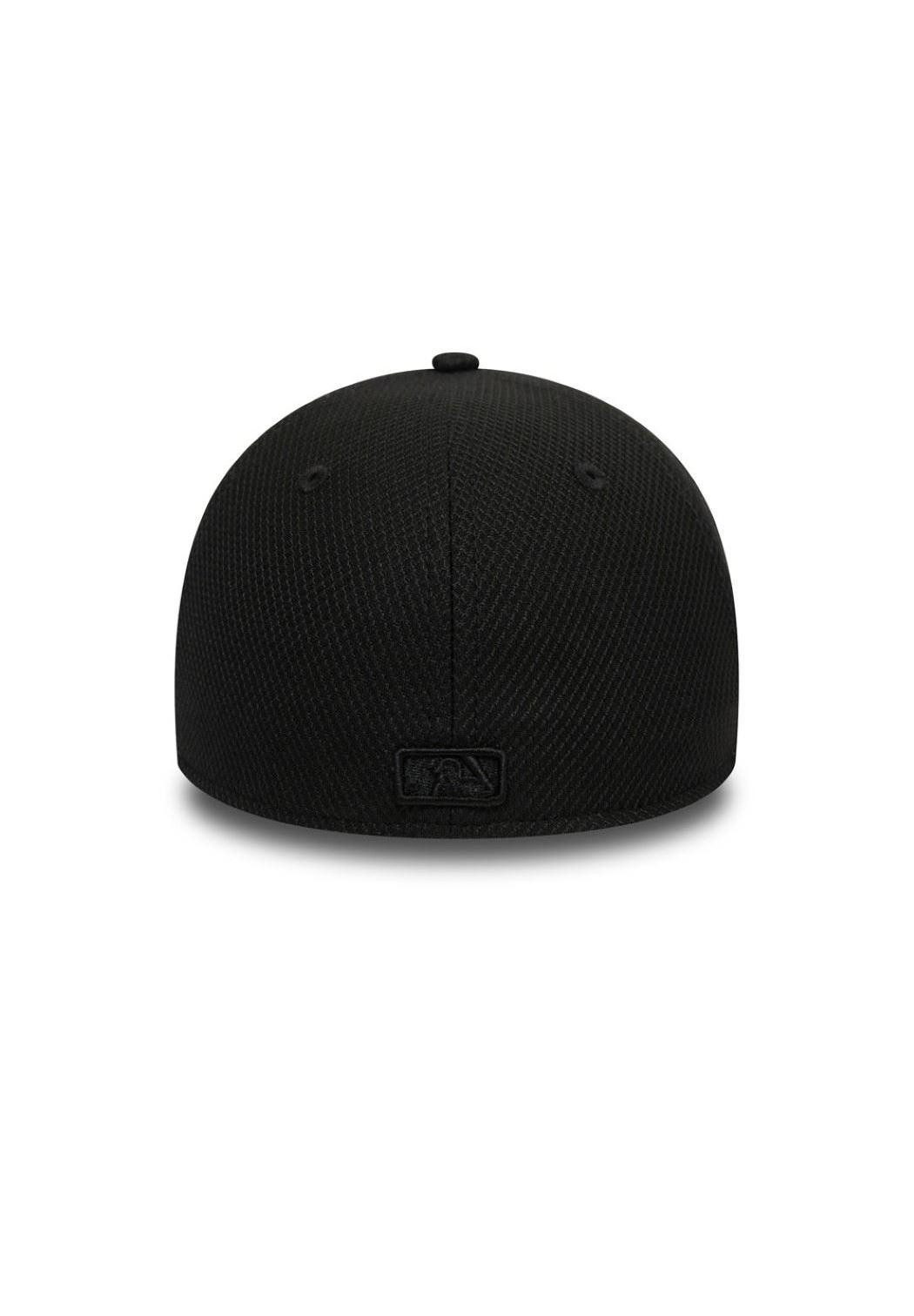 New Era Flex Cap New York Yankees MLB Black Stretch Diamond 39Thirty Stretch Cap New Er (1-St) – Bild 2 von 3