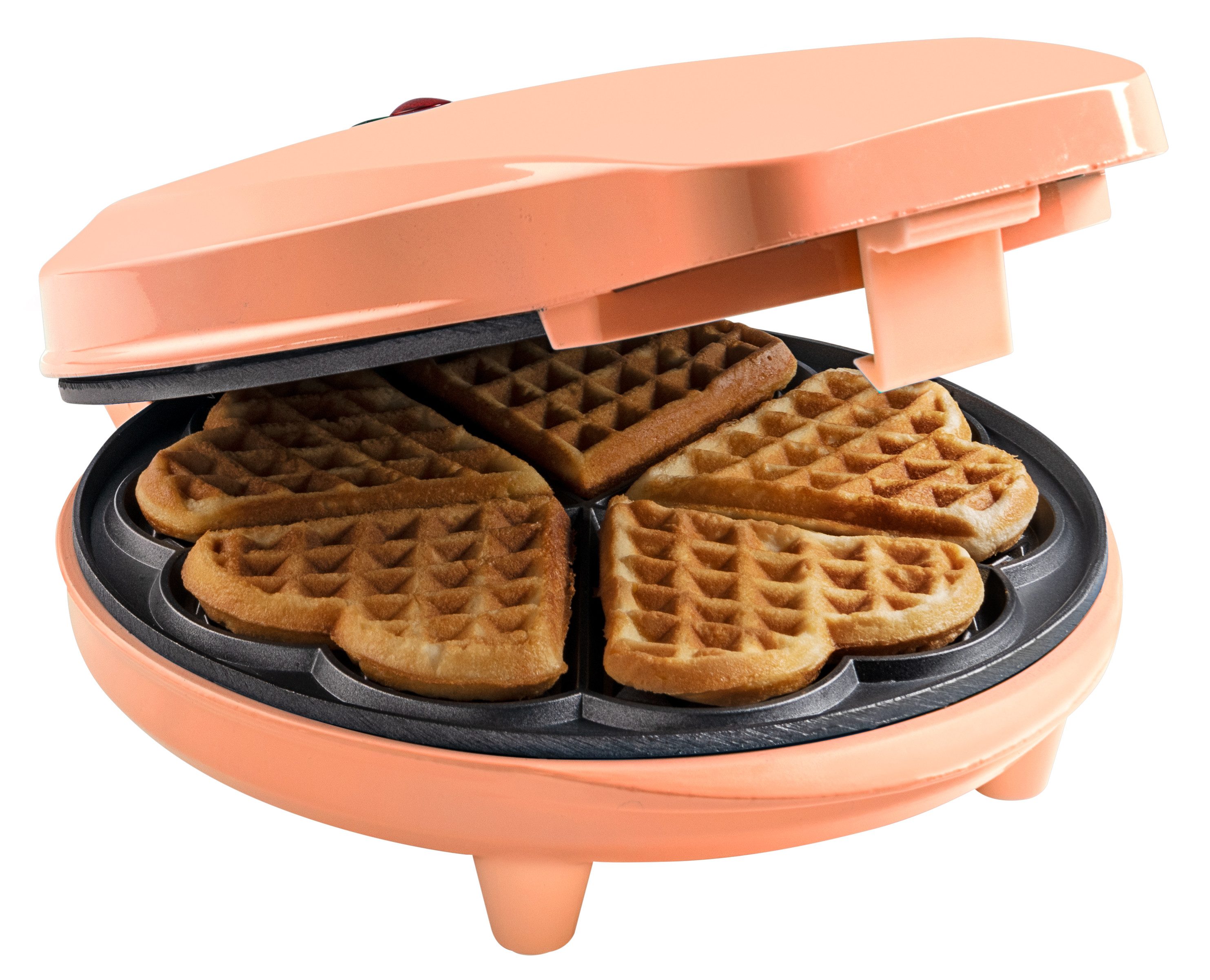 bestron Waffeleisen ASW217, 700 W, mit Backampel