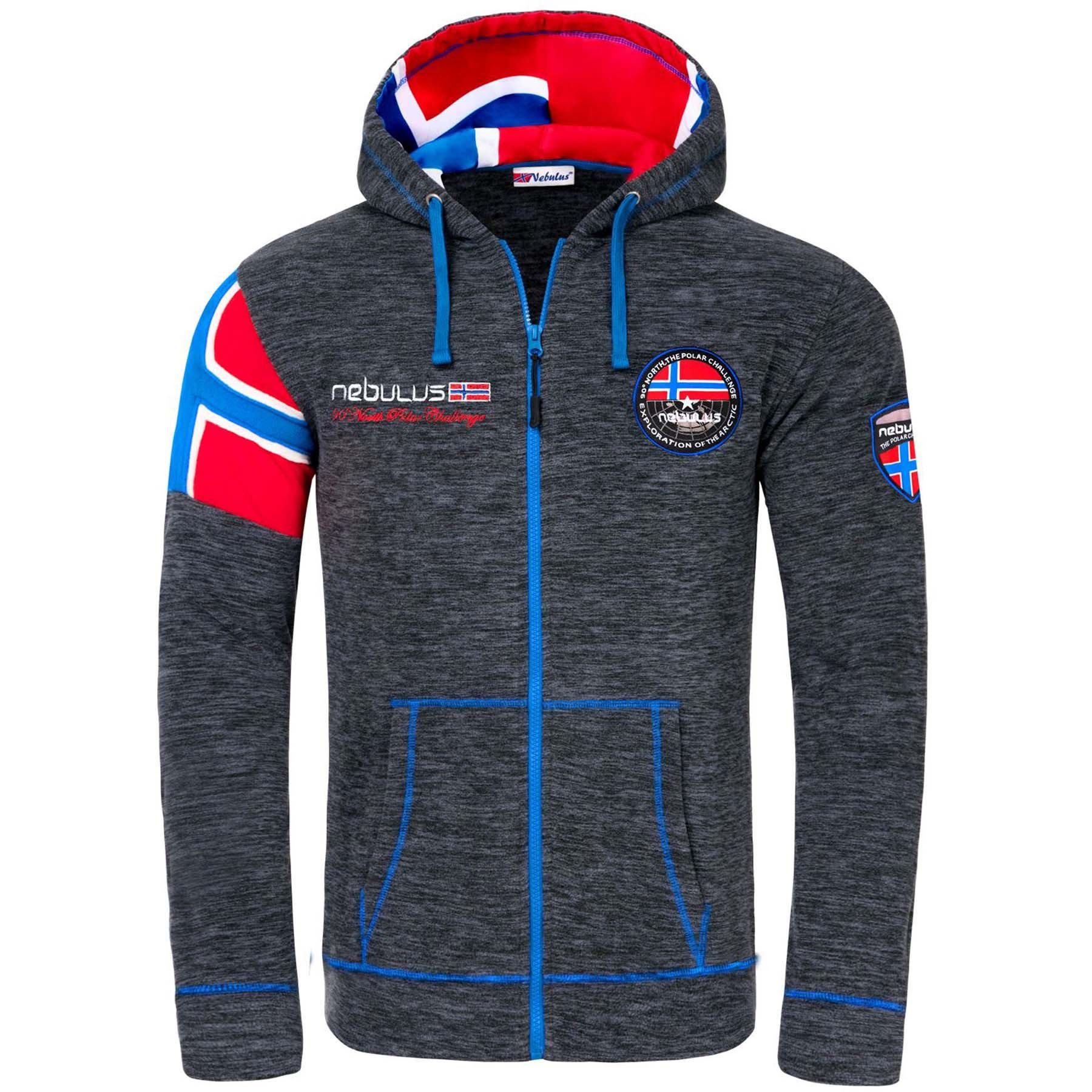 Nebulus Fleecejacke SEARCHER, P4140 - Herren, schwarz melier, M günstig online kaufen