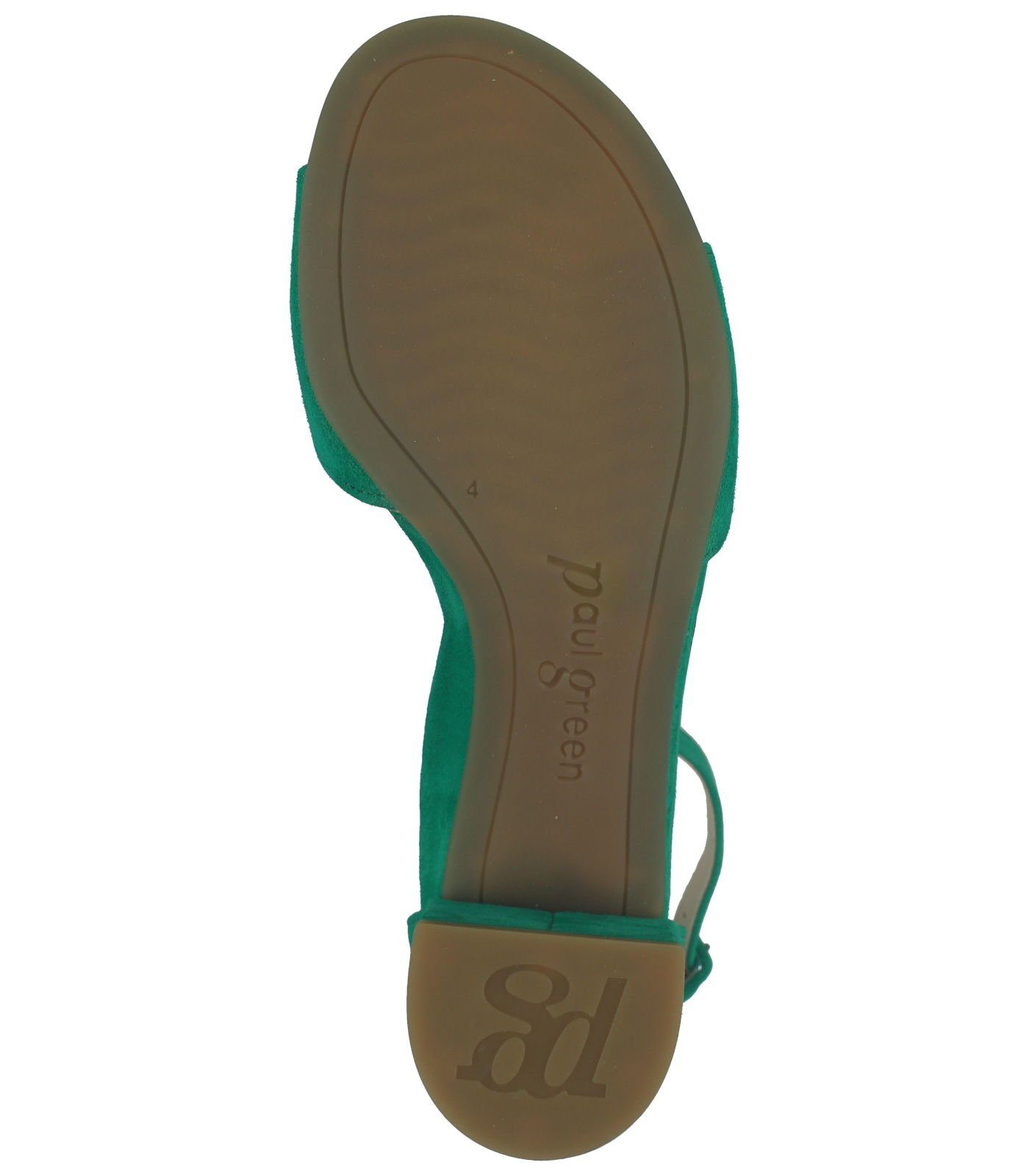 Riemchensandalette Paul Sandalen Grün Green Leder