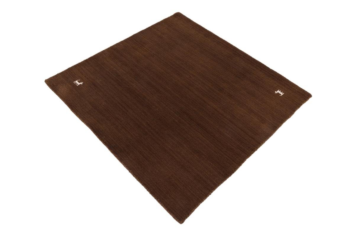 Orientteppich rechteckig, Höhe: Orientteppich Loom 12 Quadratisch, Trading, mm 199x199 Gabbeh Nain Moderner