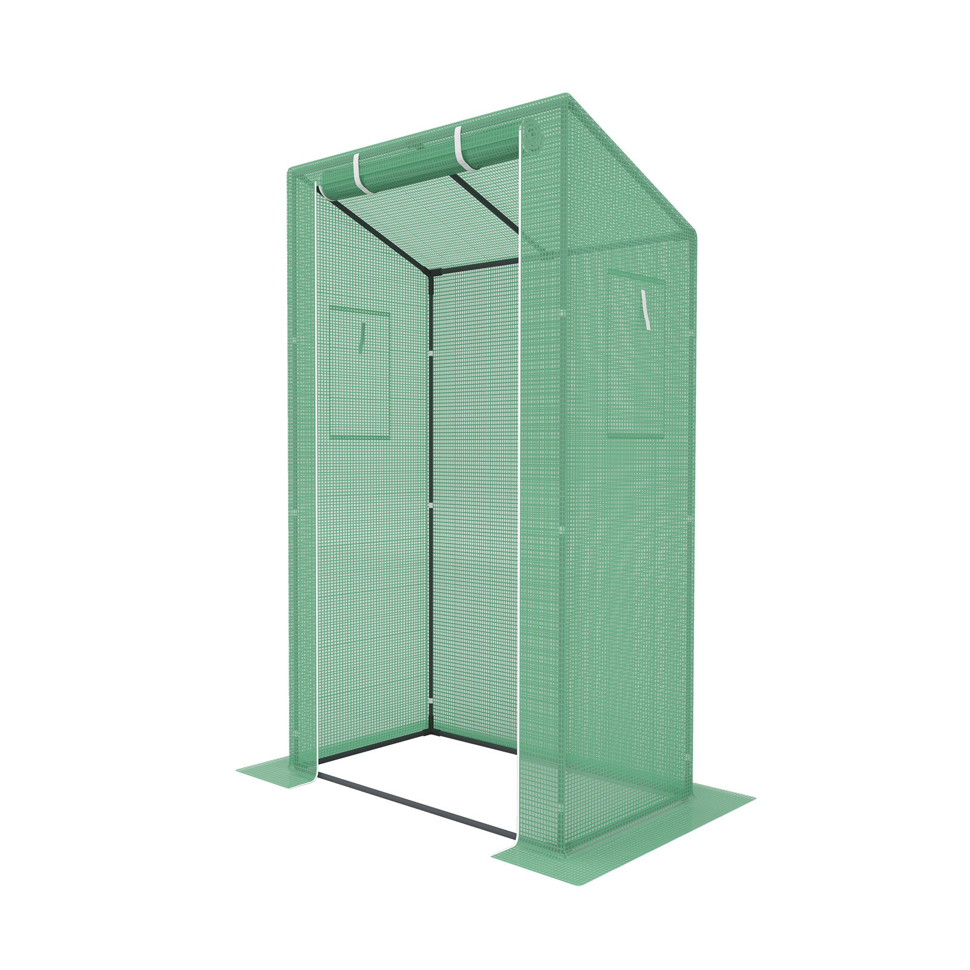 KONIFERA Foliengewächshaus Cartagena, robust und wetterfest, Balkon & Garten, BxTxH: 110x60x174/158 cm