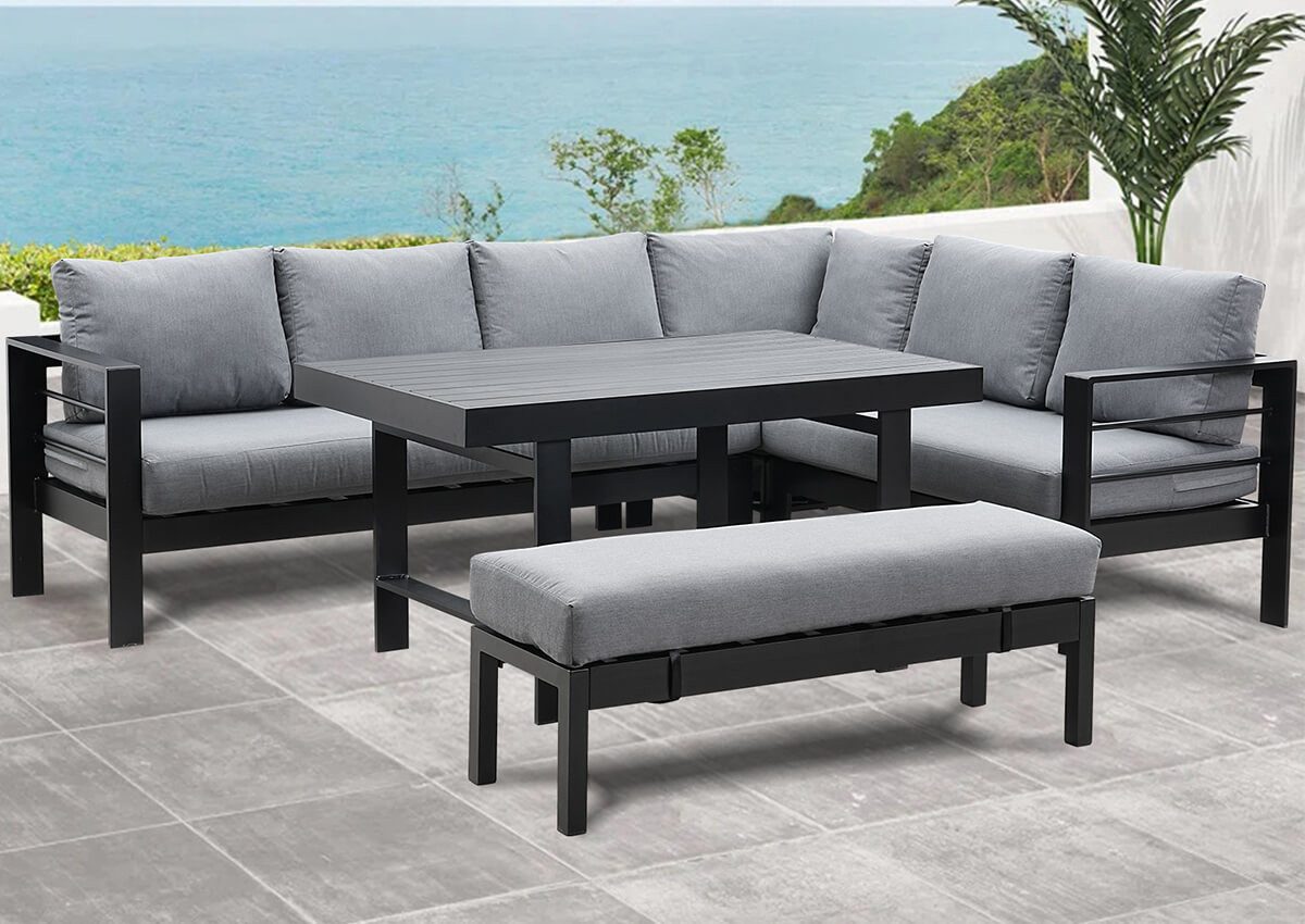 MeXo Gartenlounge-Set Modulares Lounge Gartenmöbelset, (Garten günstig online kaufen