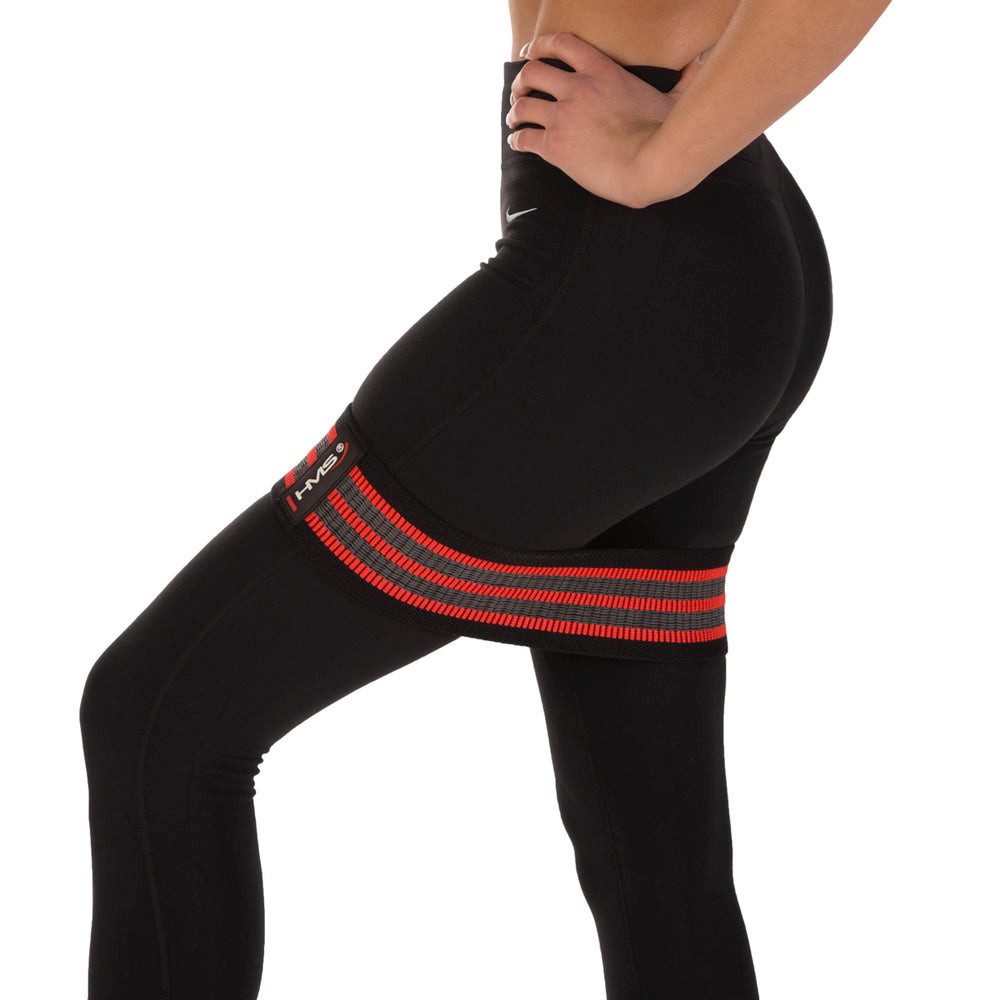 HMS Widerstandsband Hüftband Gymnastikband Fitnessband Spar-Set, 1-tlg., 66 x 8 cm elastisch, elastisch, hohe Zugfestigkeit, hautfreundlich