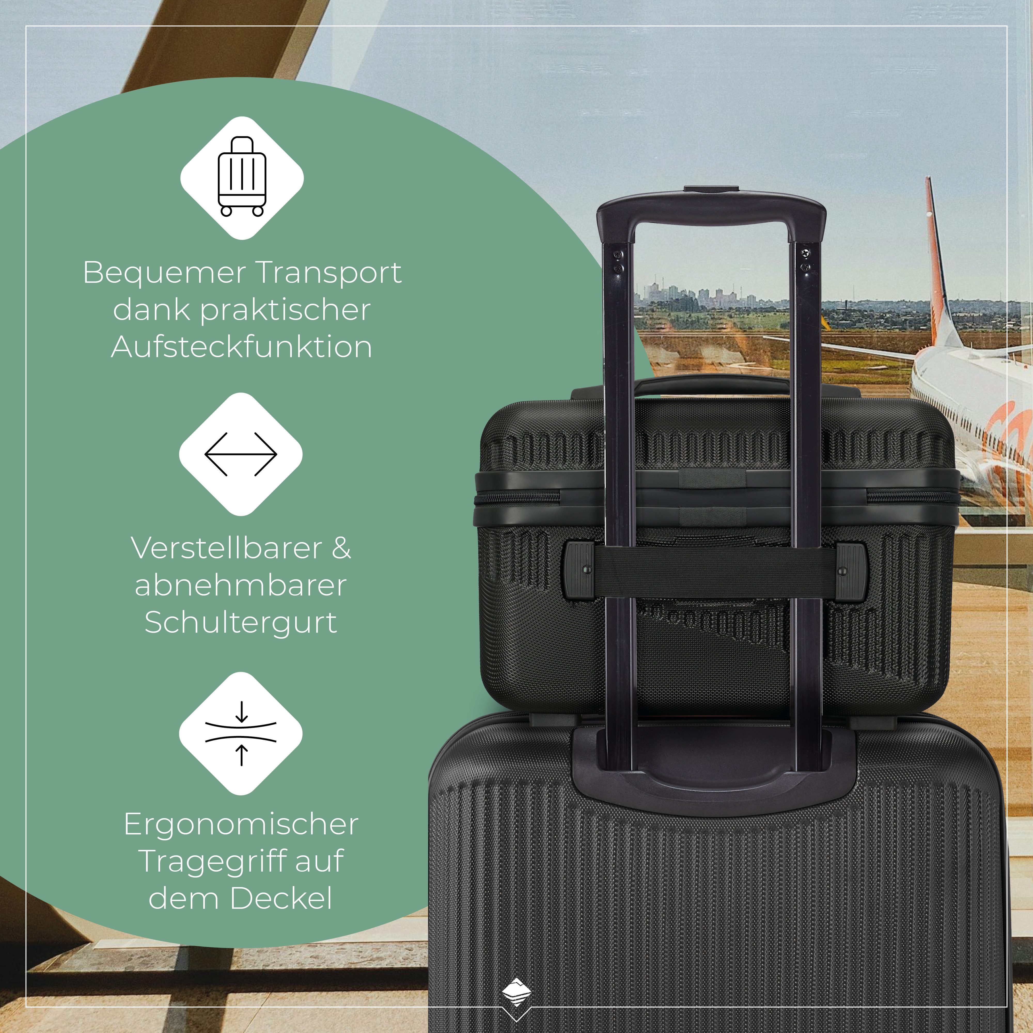 travelite Beautycase BALI Kosmetikkoffer, mit Aufsteckfunktion und Organizer – ideal für Reise und Alltag – Bild 5 von 5