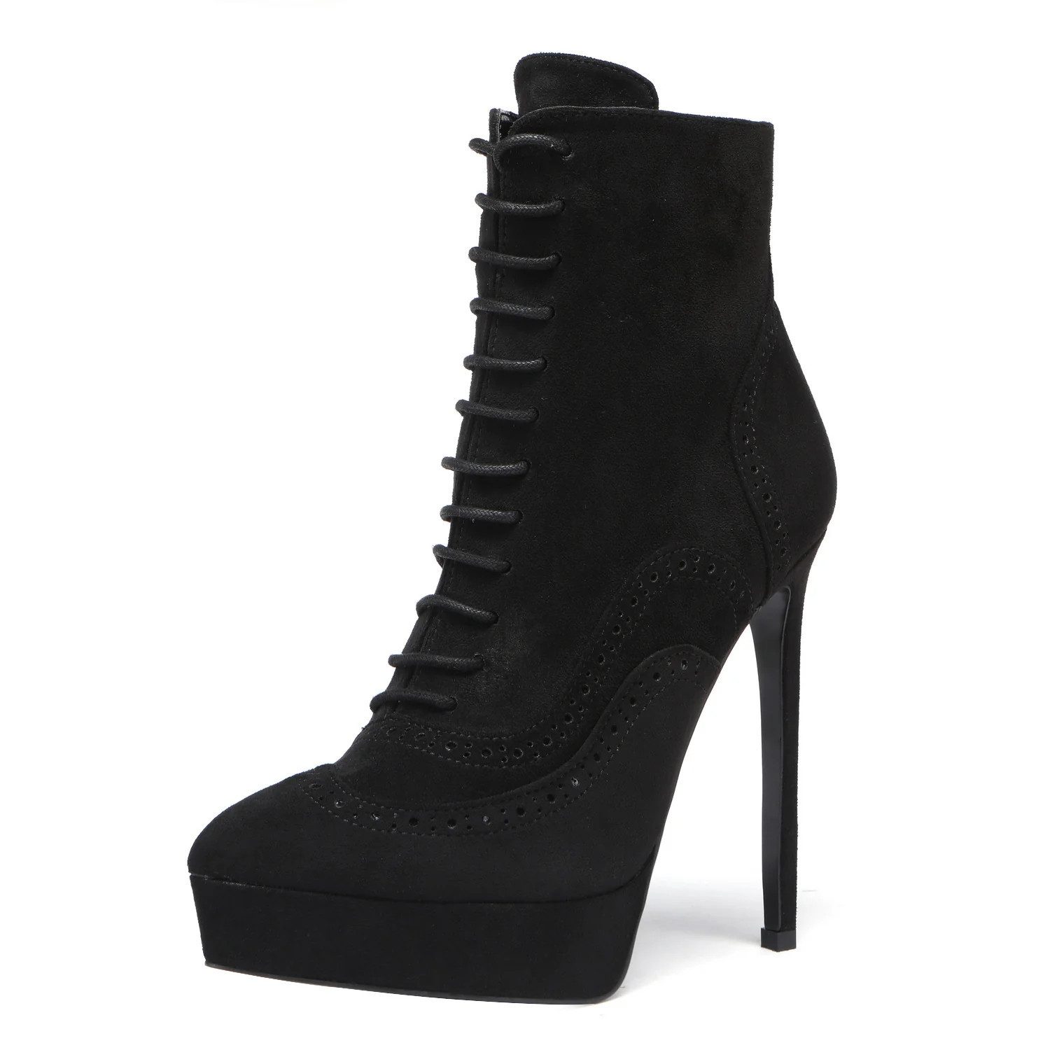 Giaro SHADY High-Heel-Stiefelette 14 cm Absatzhöhe, 3 cm Plateau, Schnürung günstig online kaufen