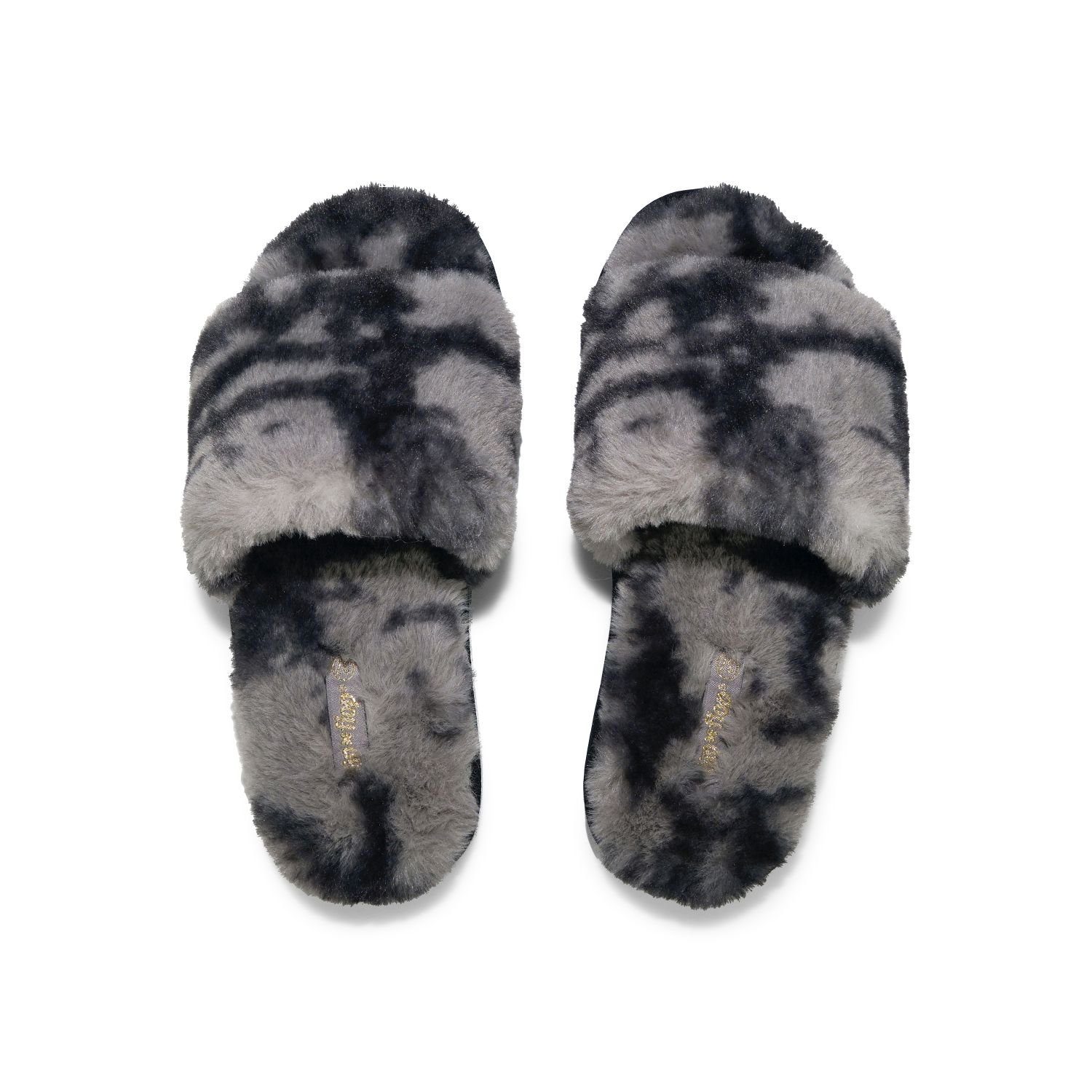 slide*fur 2 tone Hausschuh